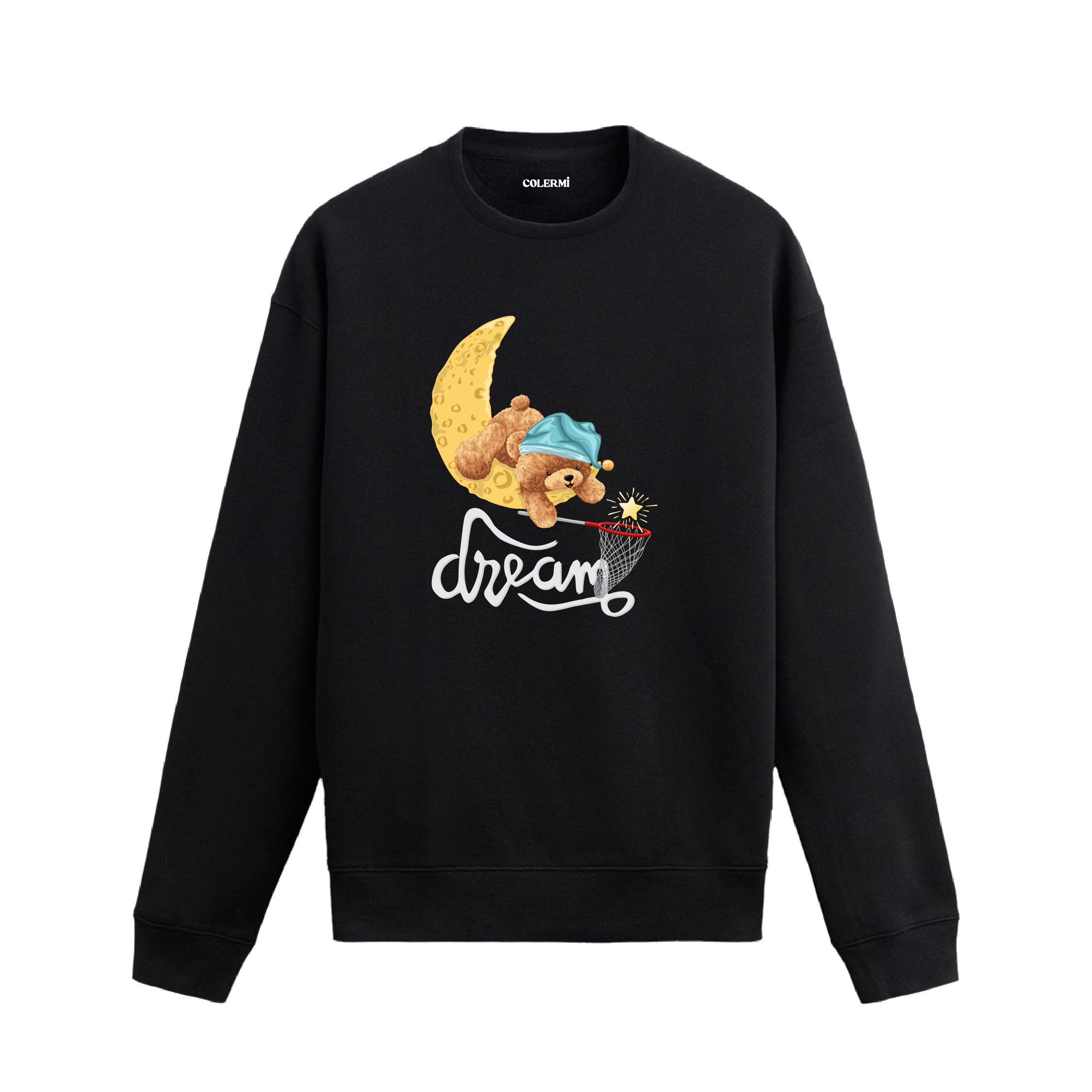 Ayıcık Baskılı Sweatshirt - Dream Tasarım