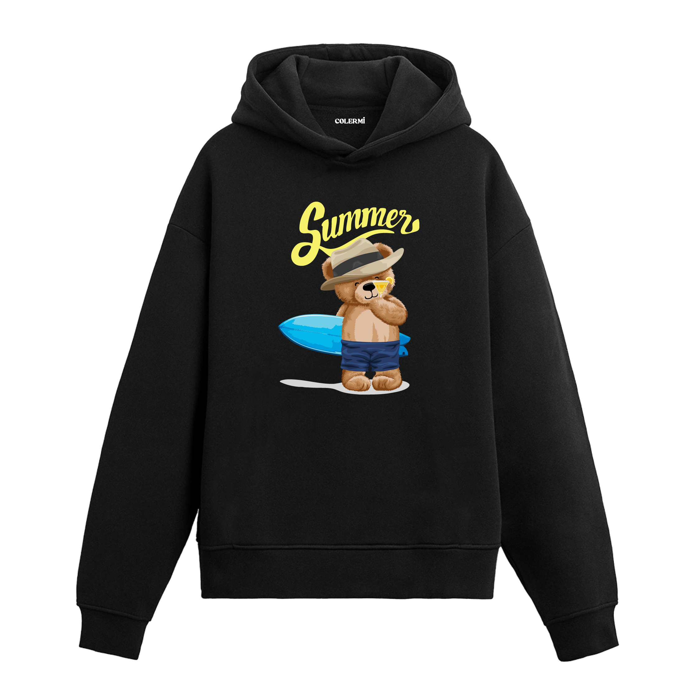Summer Vibes Bear Hoodie
