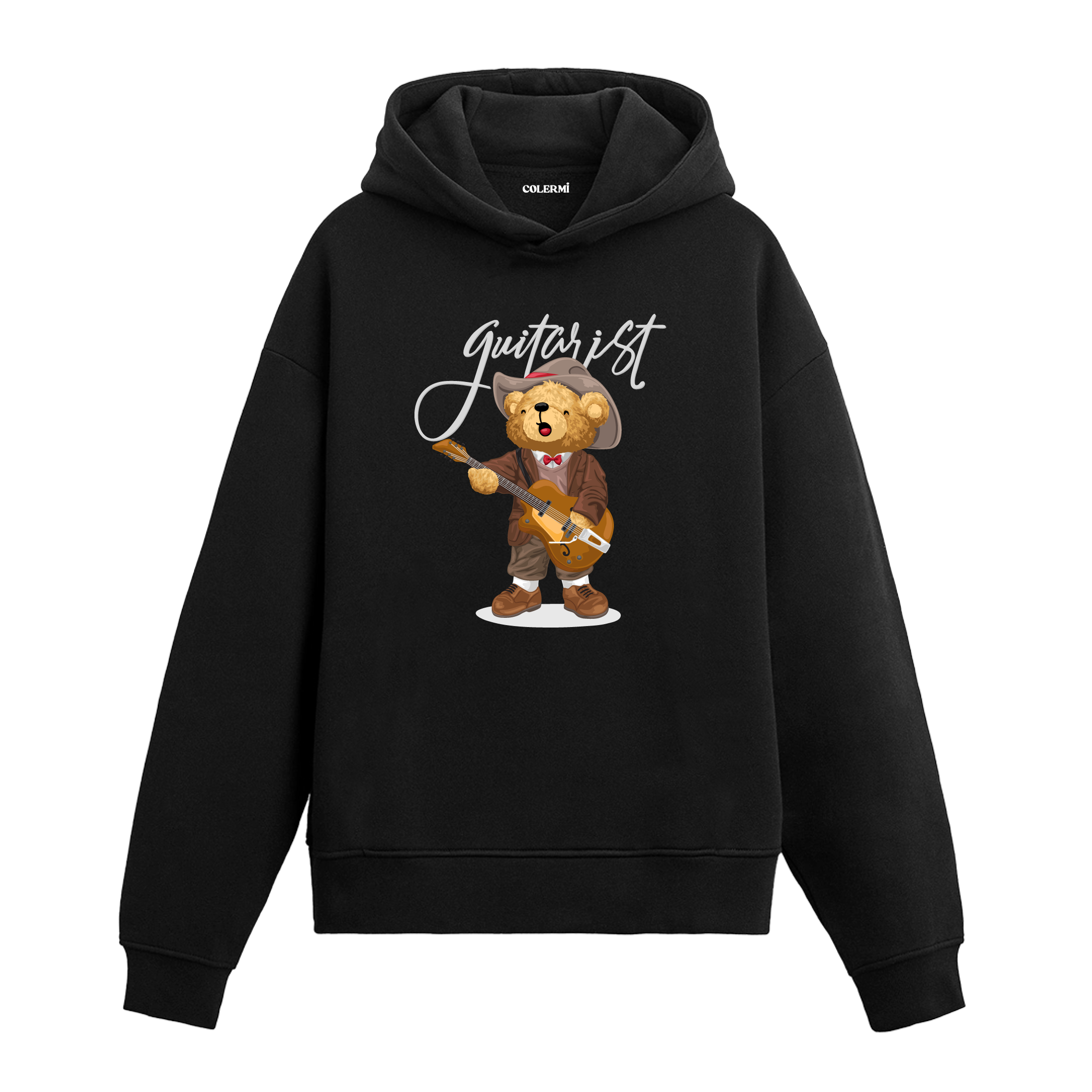 Guitarist Bear Hoodie