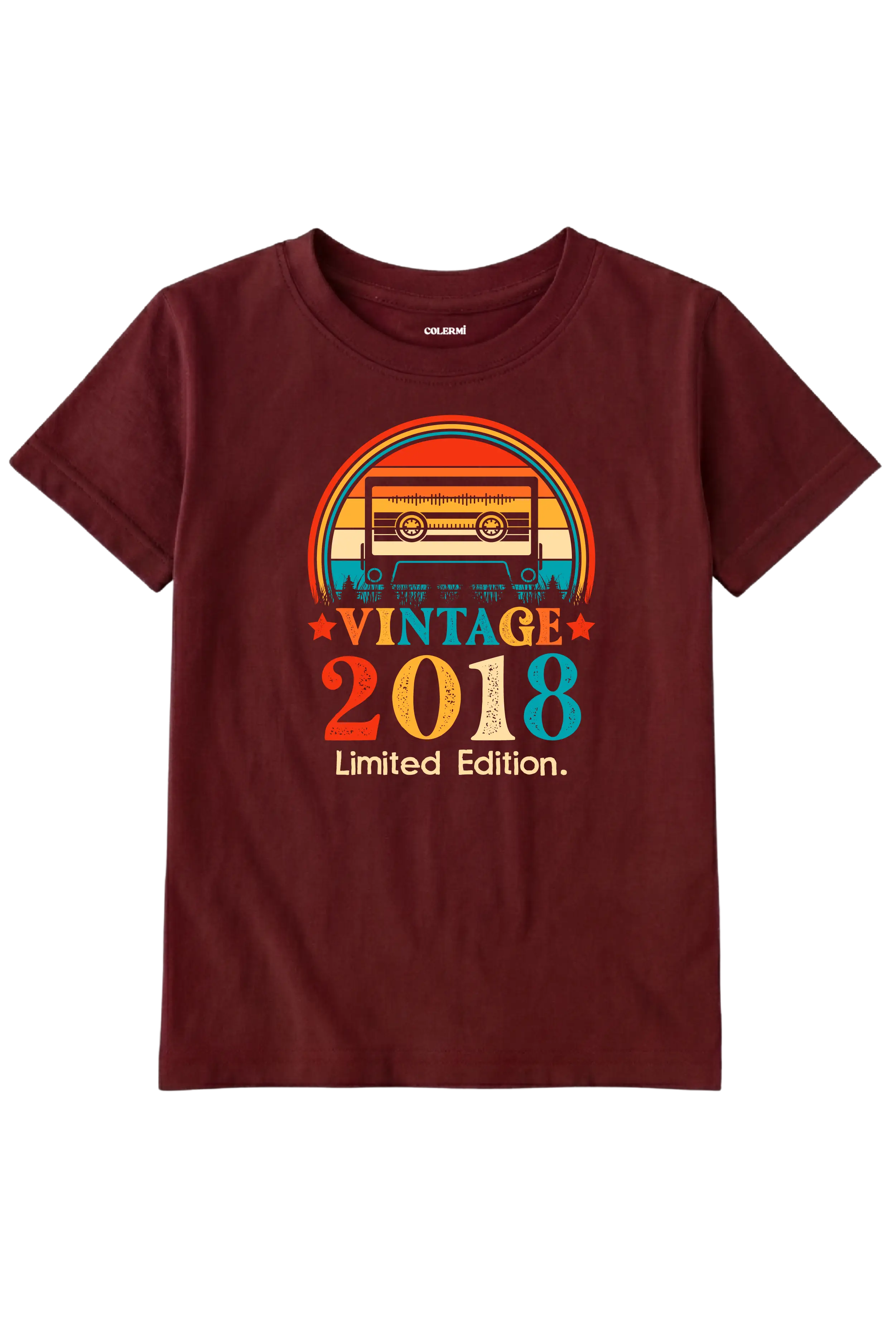 Vintage Tişört - 2018 Mixtape Tasarım