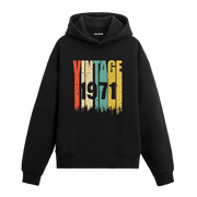 1971 doğum yılına özel retro tasarımlı Vintage Era hoodie