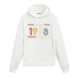 1978 doğumlu kişiler için tasarlanmış beyaz klasik vintage hoodie