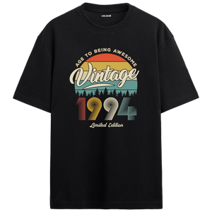 Nostalji Vintage Oversize Tişört
