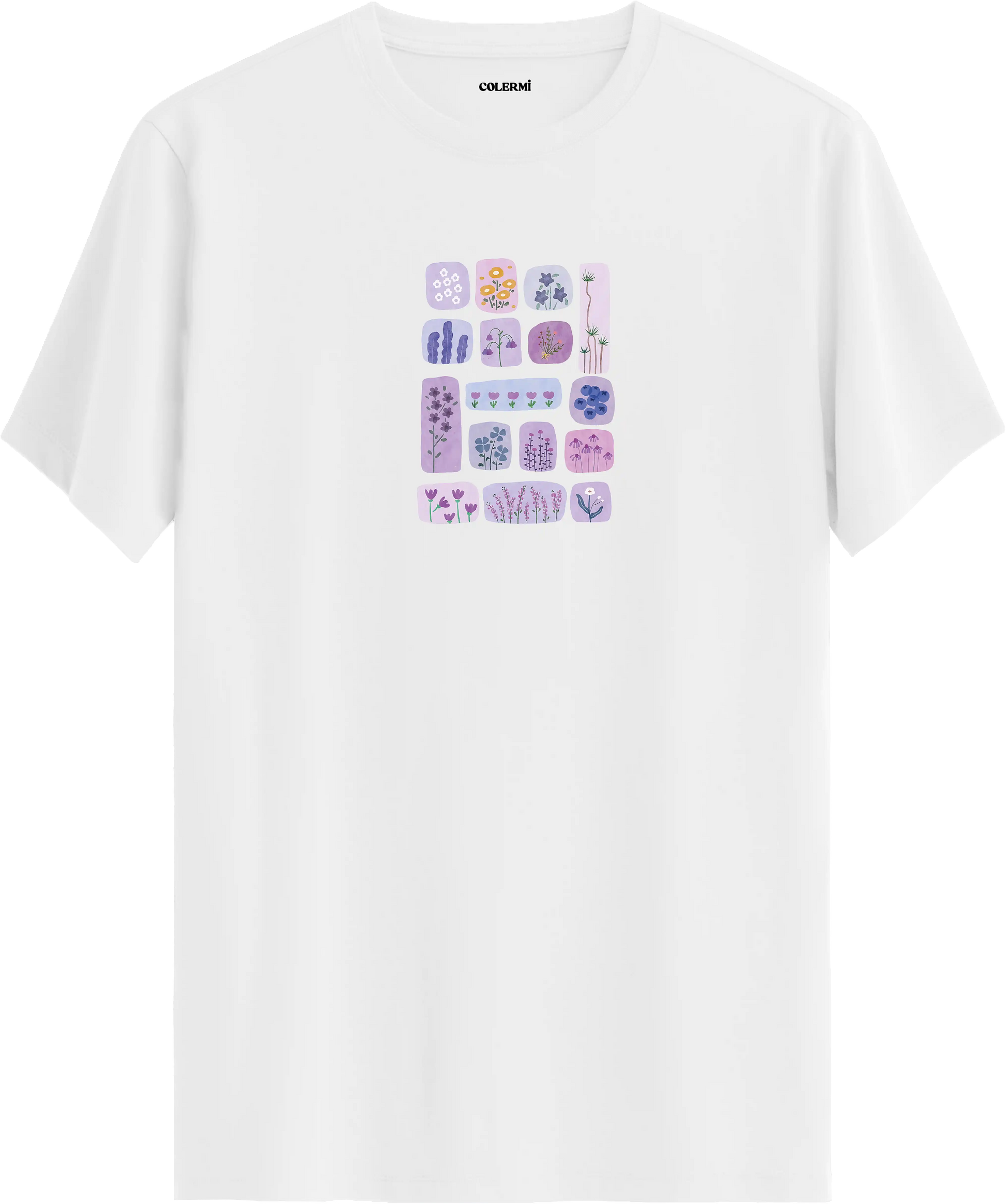 Minimal Çiçek Desenli Tişört görsel 7 | Colermi