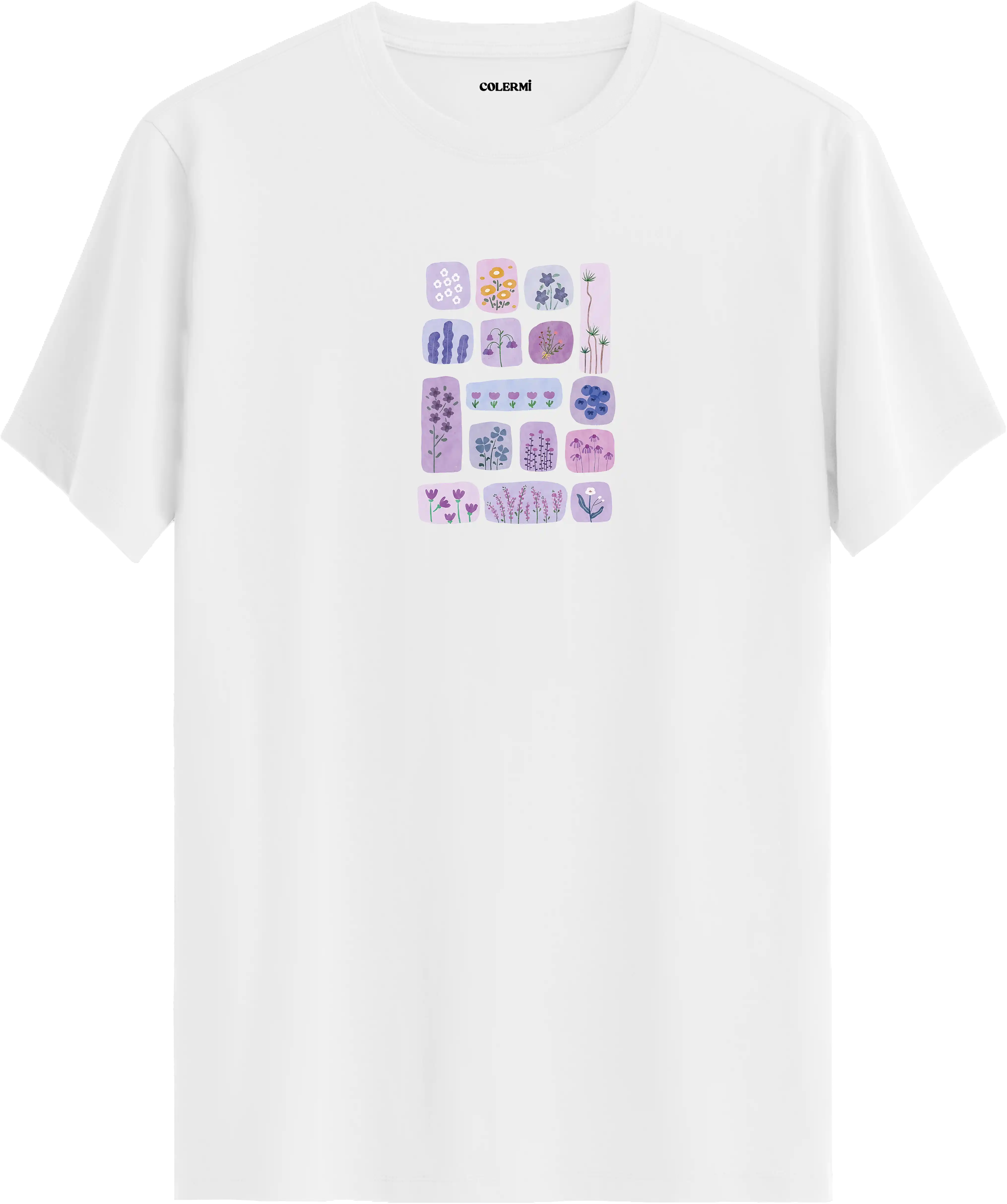 Minimal Çiçek Desenli Tişört görsel 7 | Colermi