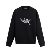 Retro Hamak Keyfi Tasarımlı Sweatshirt | Colermi