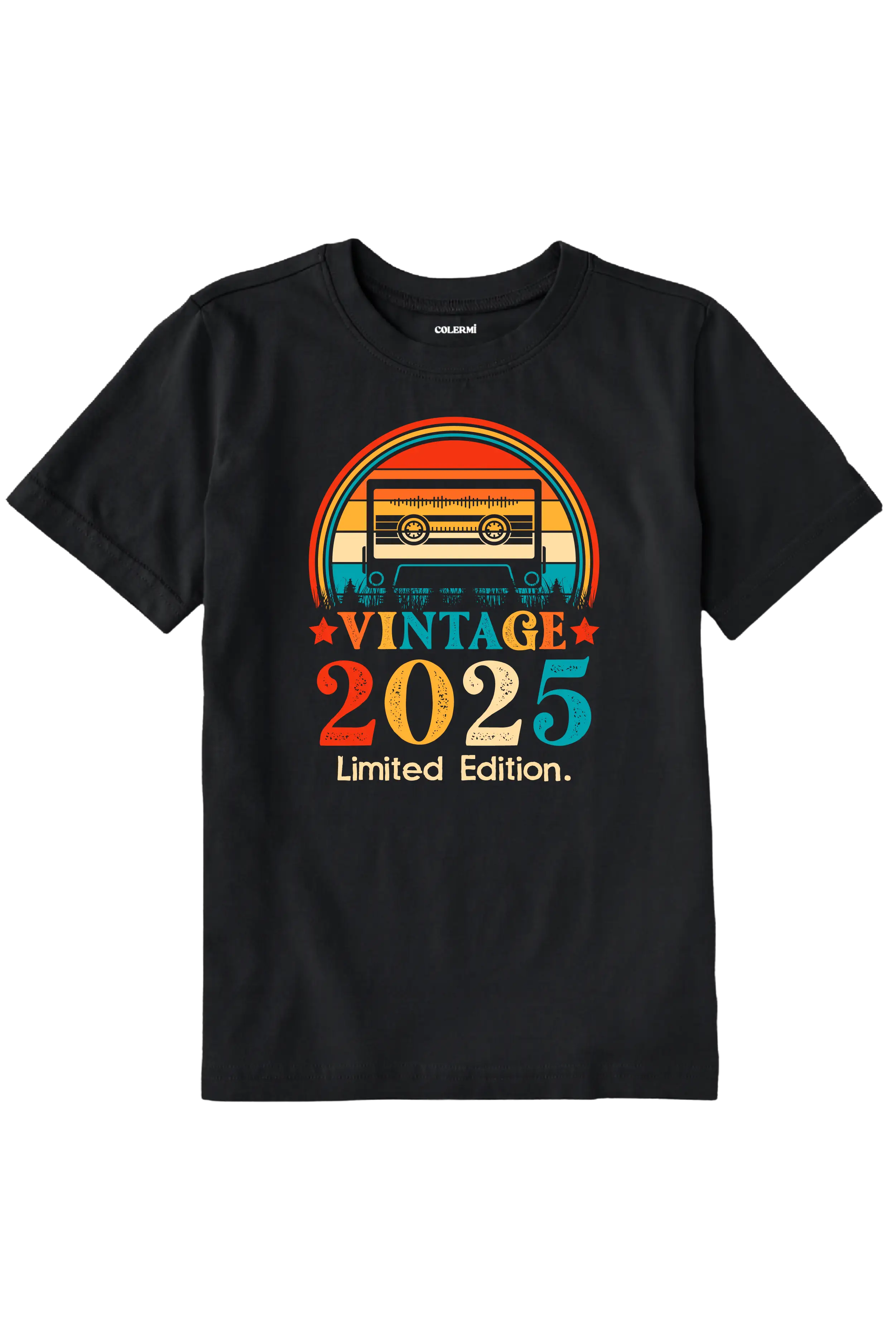 Vintage Tişört - 2025 Mixtape Tasarım