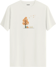 Minimal Ağaç Tasarım Tişört