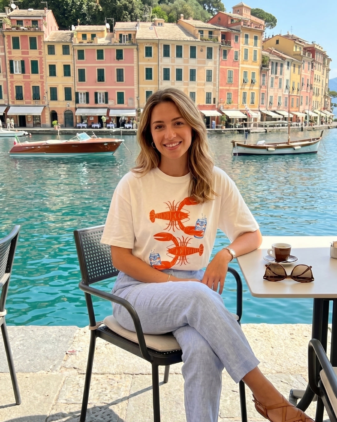 Lobster & Lager Oversize Tişört görsel 10 | Colermi