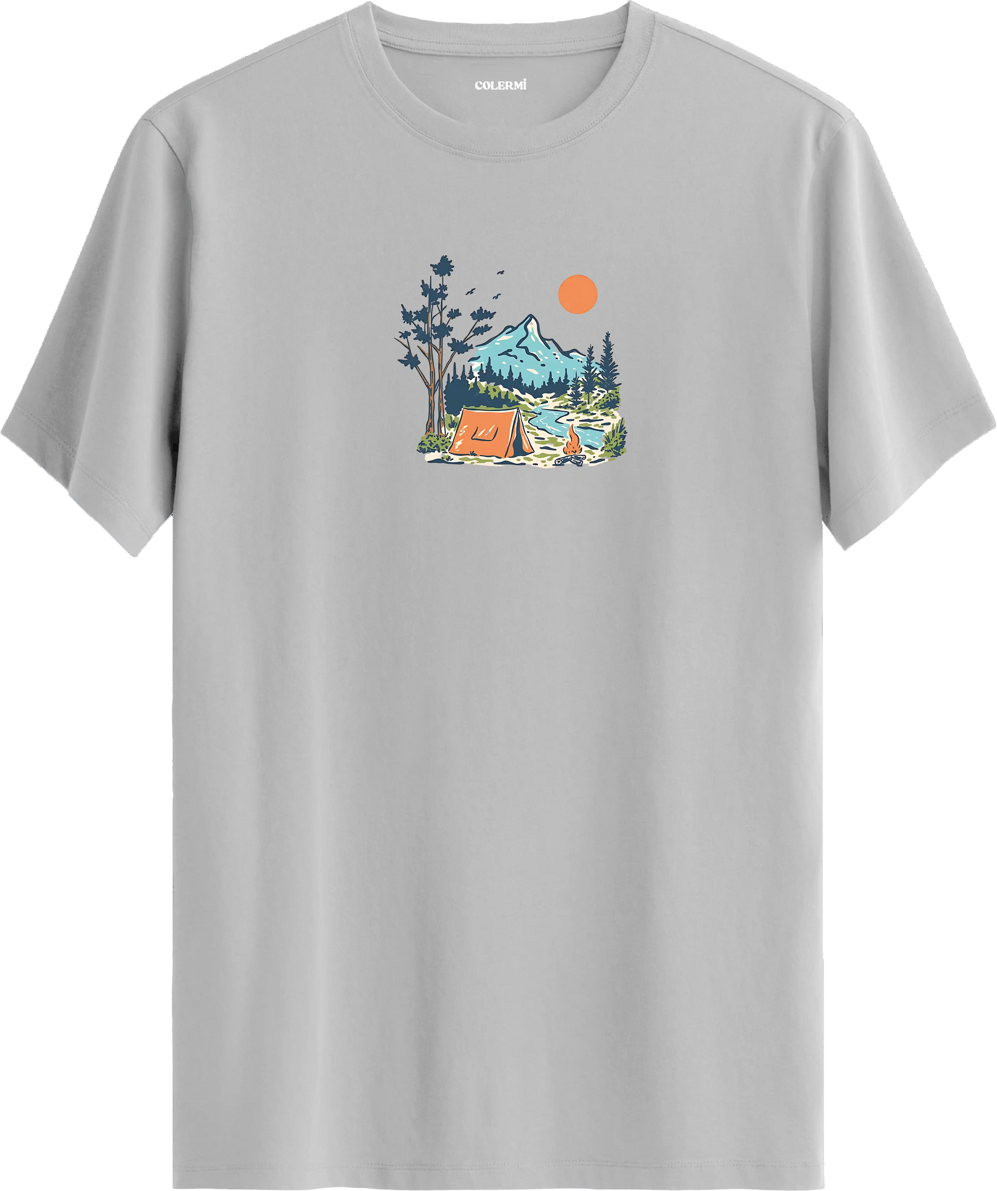 Mountain Camp Baskılı Tişört görsel 5 | Colermi