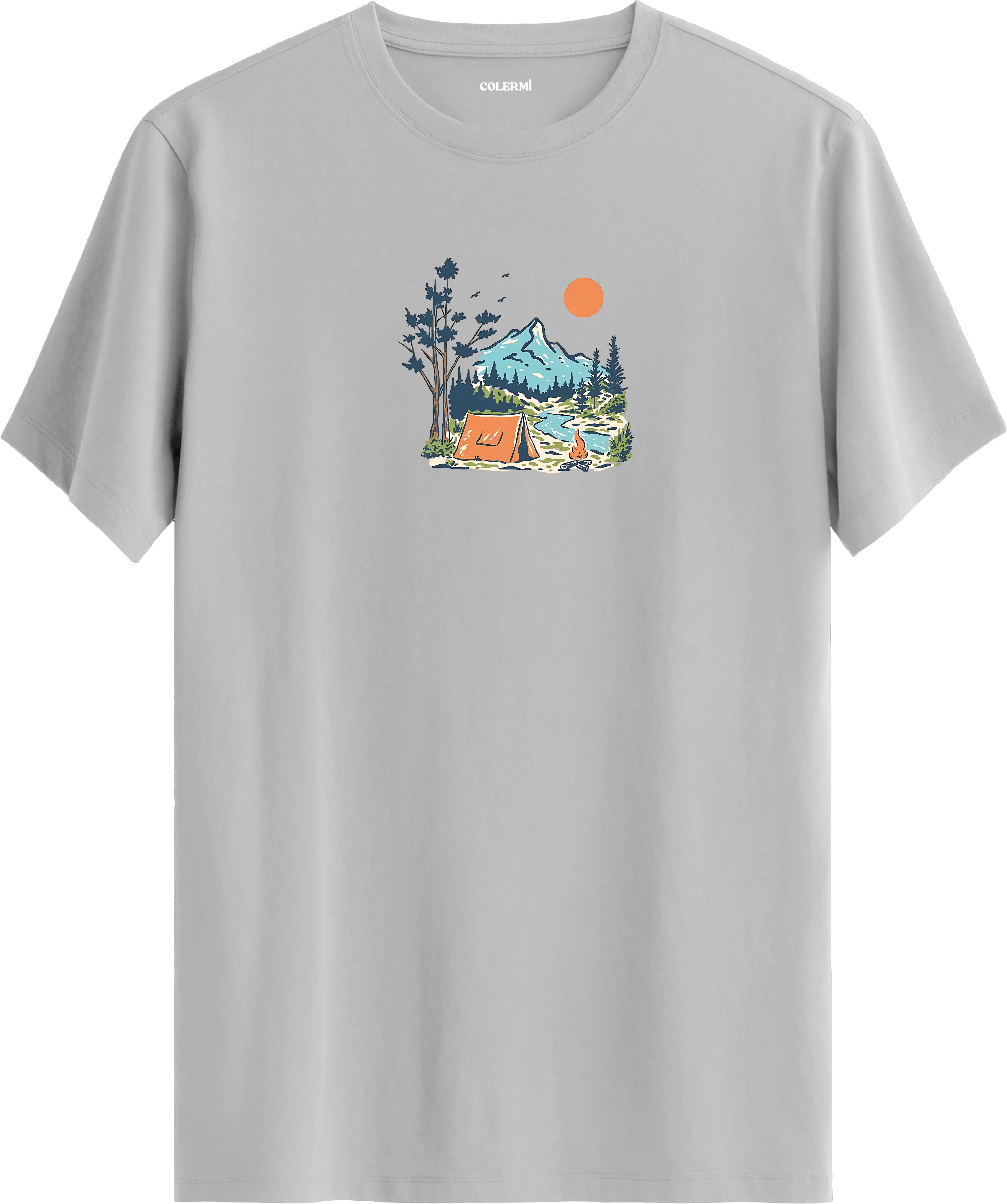 Mountain Camp Baskılı Tişört görsel 5 | Colermi