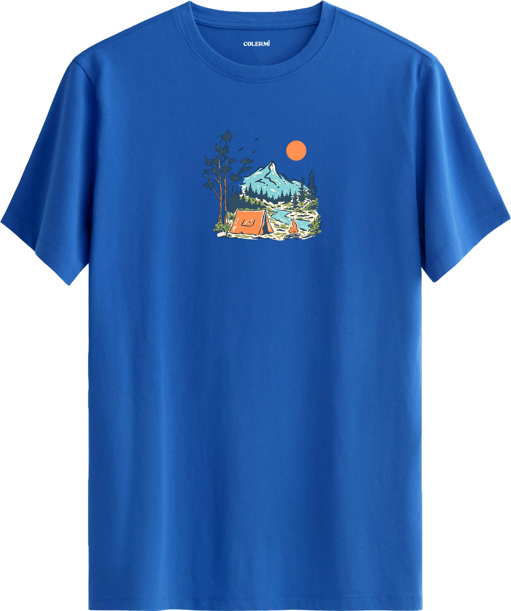 Mountain Camp Baskılı Tişört görsel 8 | Colermi
