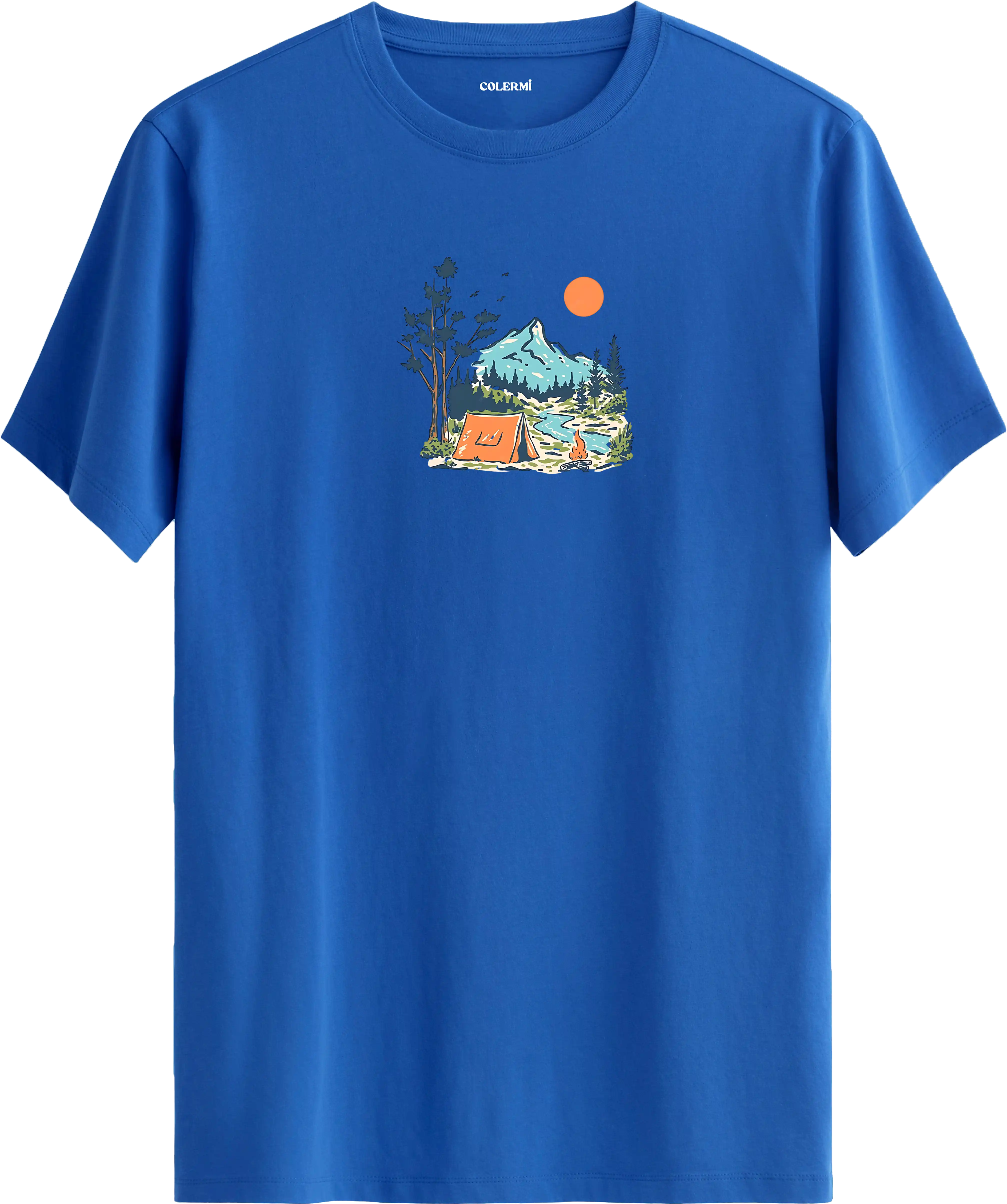 Mountain Camp Baskılı Tişört görsel 8 | Colermi