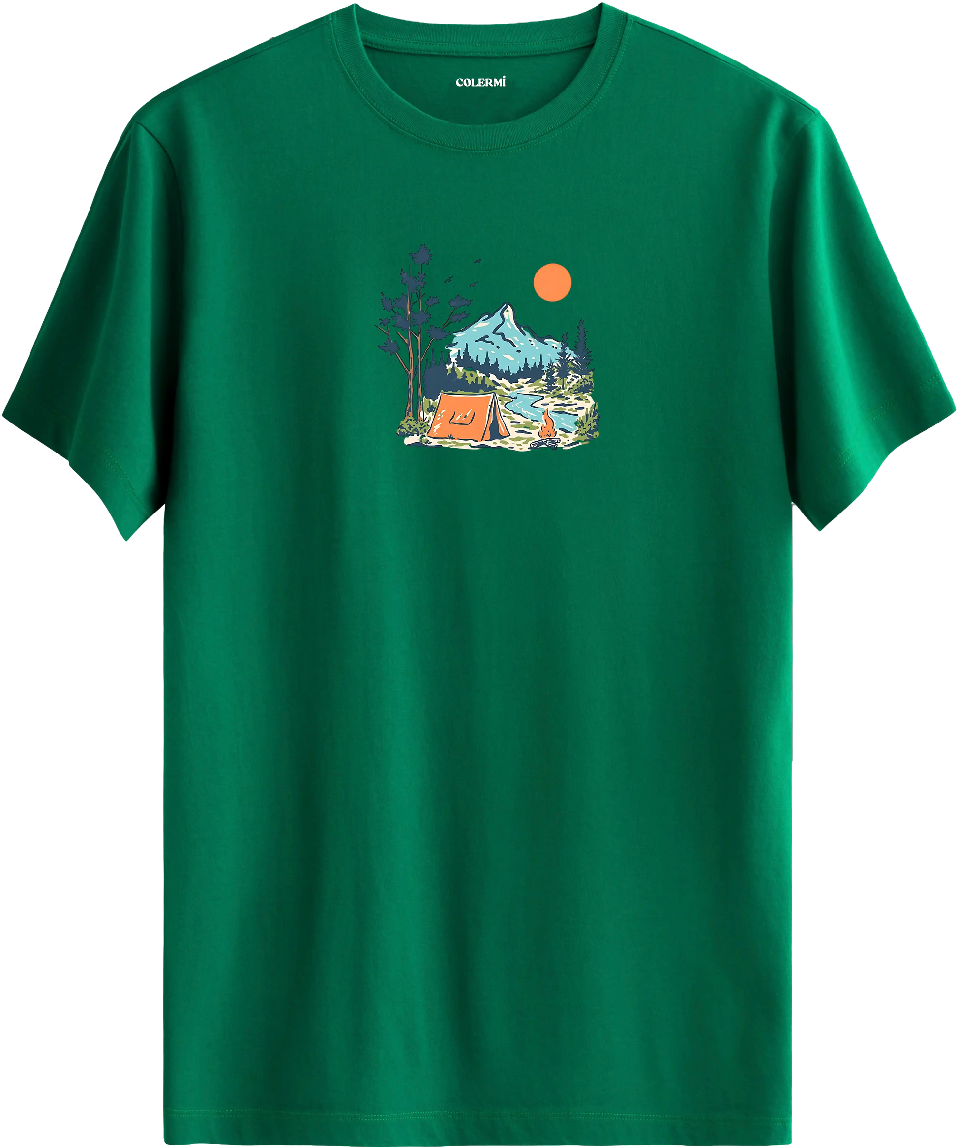 Mountain Camp Baskılı Tişört görsel 10 | Colermi