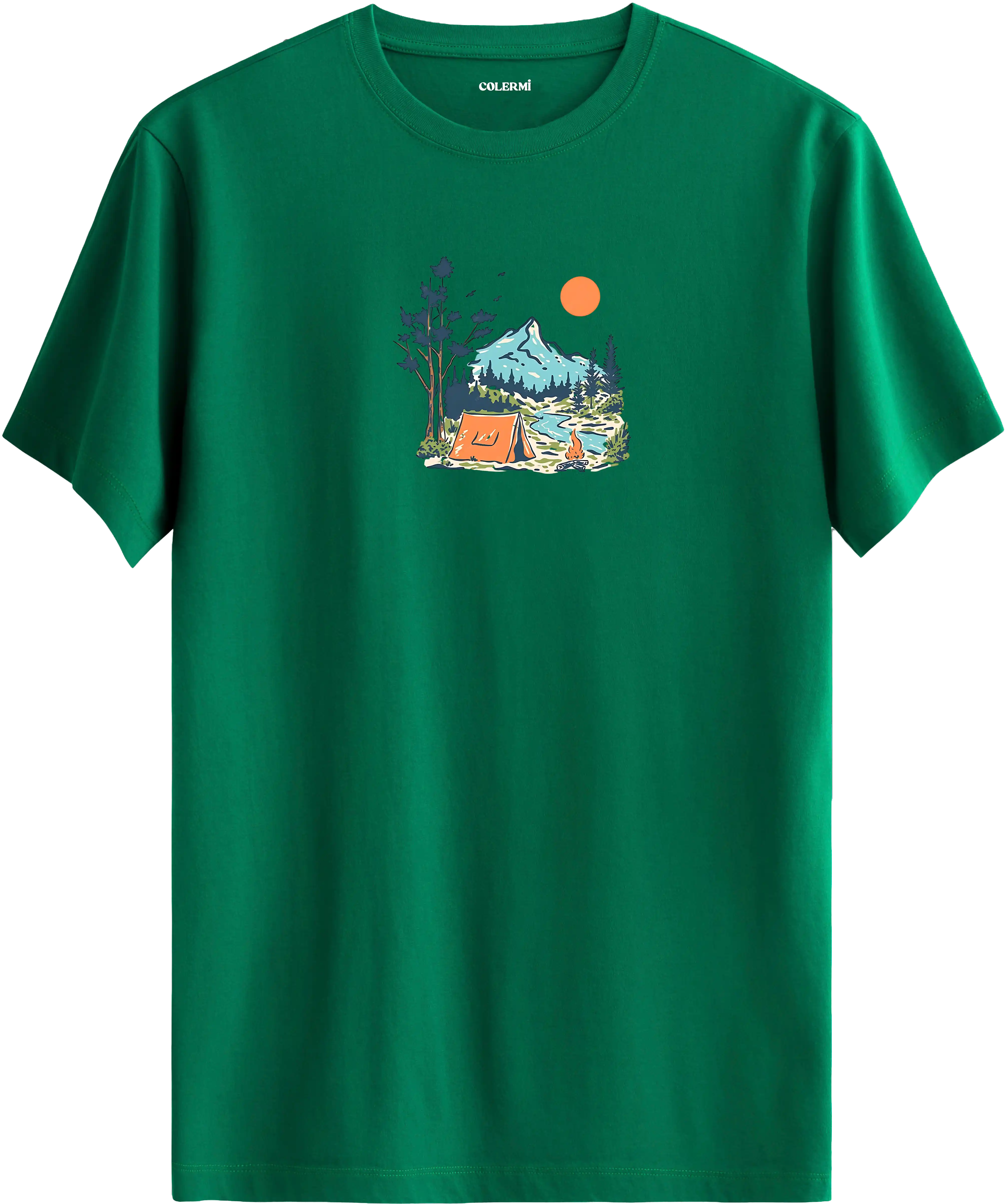 Mountain Camp Baskılı Tişört görsel 10 | Colermi