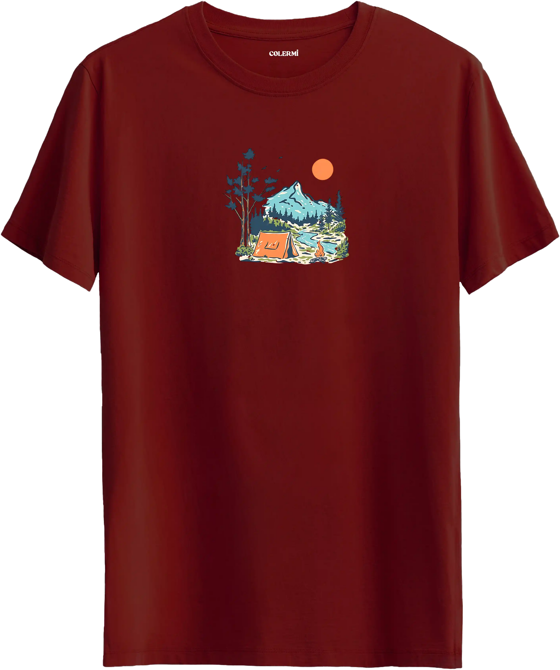 Mountain Camp Baskılı Tişört görsel 4 | Colermi