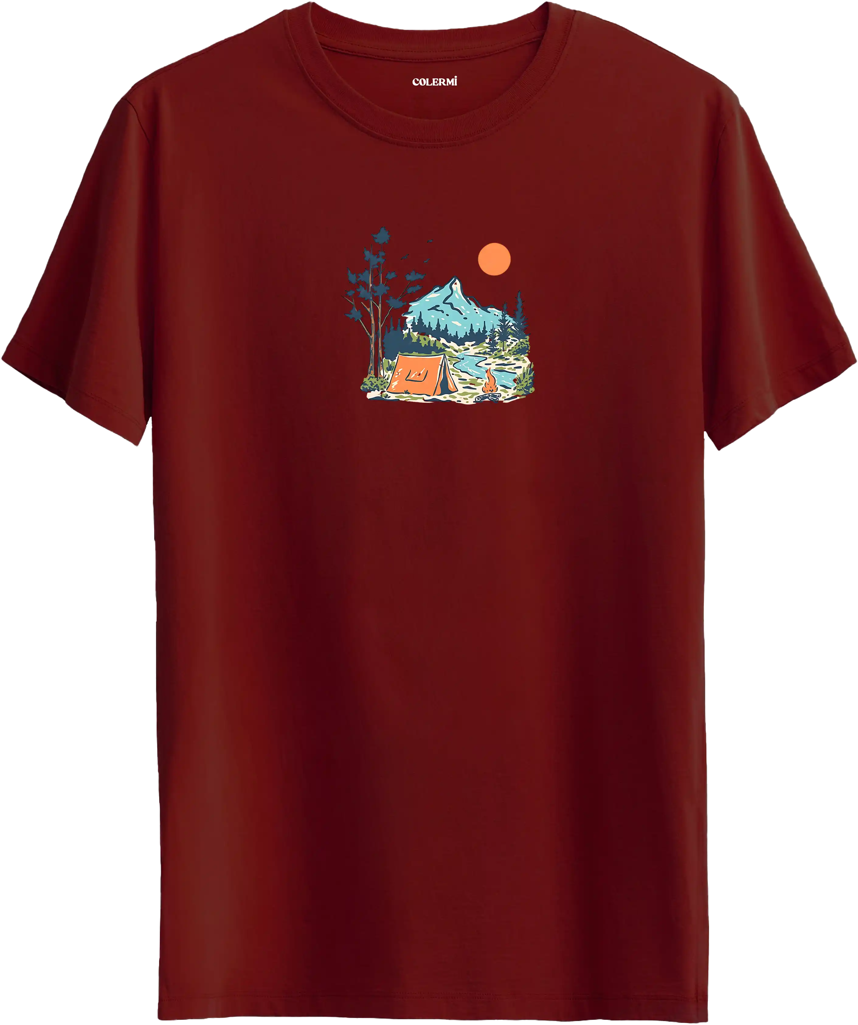 Mountain Camp Baskılı Tişört görsel 4 | Colermi