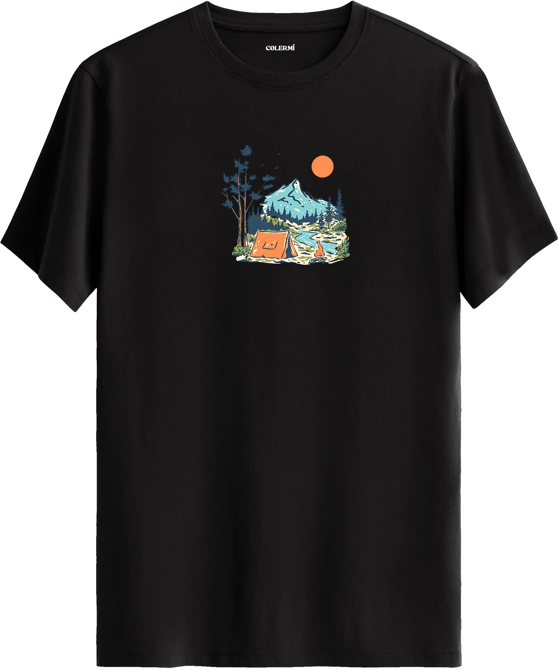 Mountain Camp Baskılı Tişört görsel 9 | Colermi