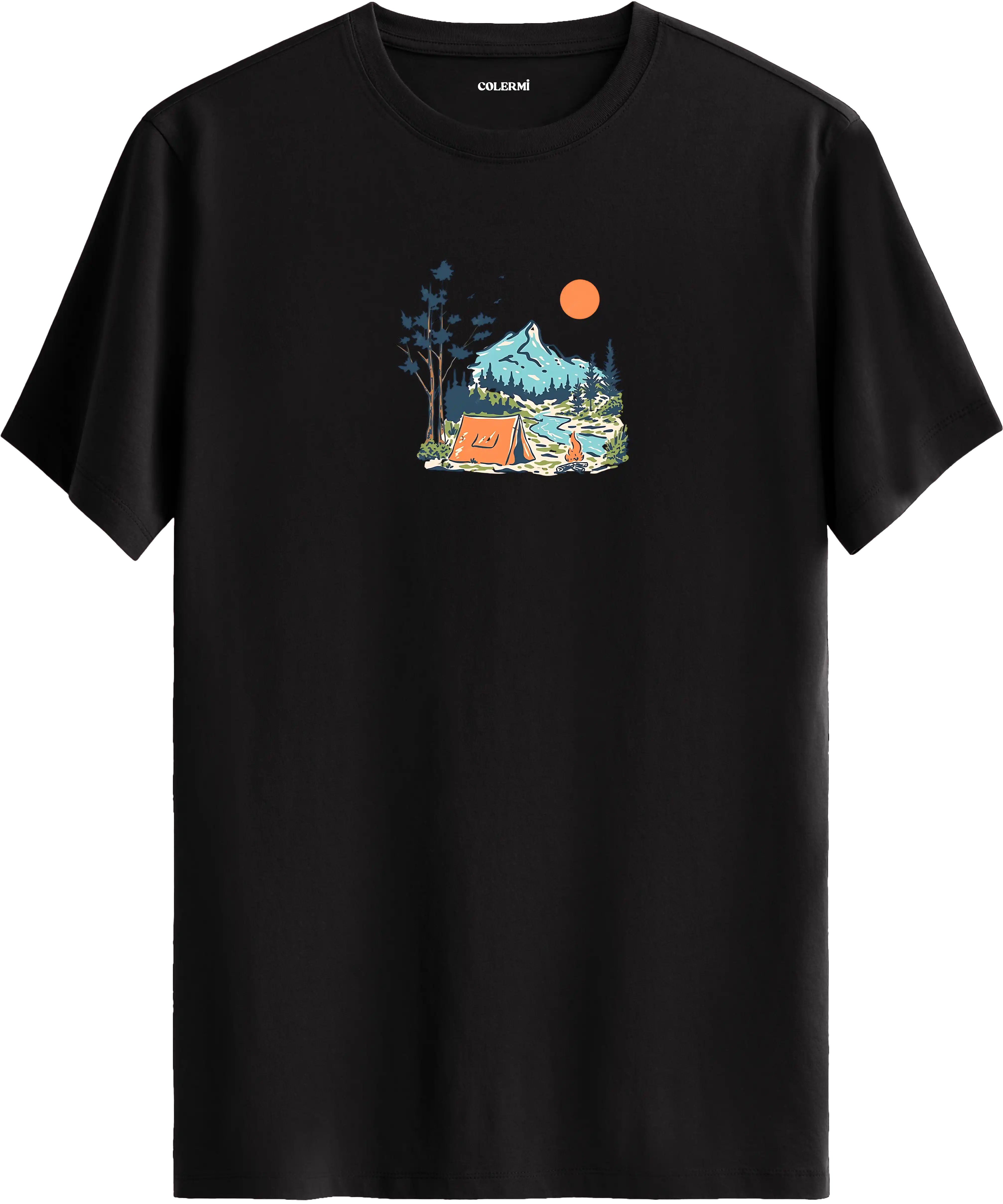 Mountain Camp Baskılı Tişört görsel 9 | Colermi