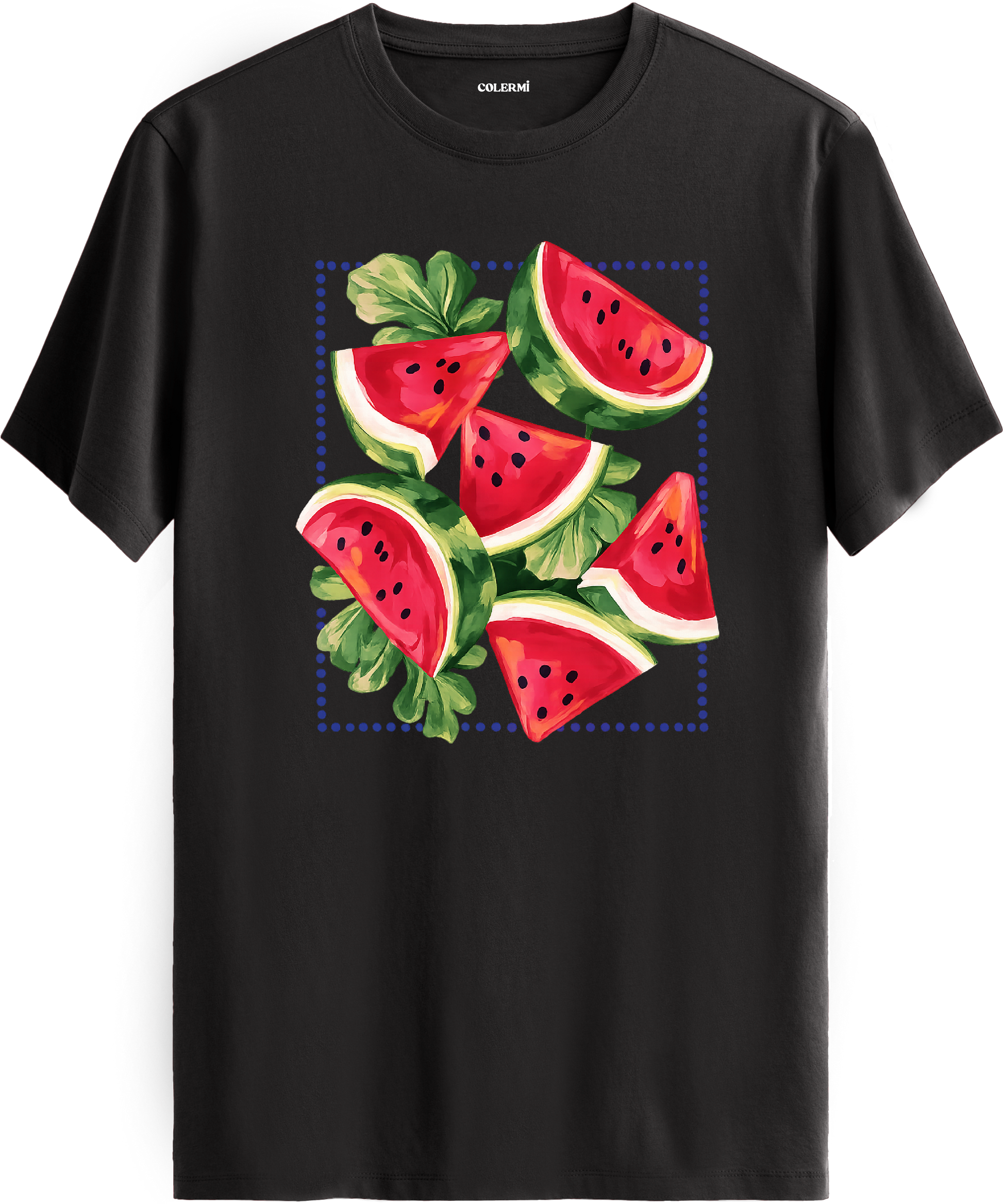 Watermelon Slice Baskılı Tişört detay | Colermi