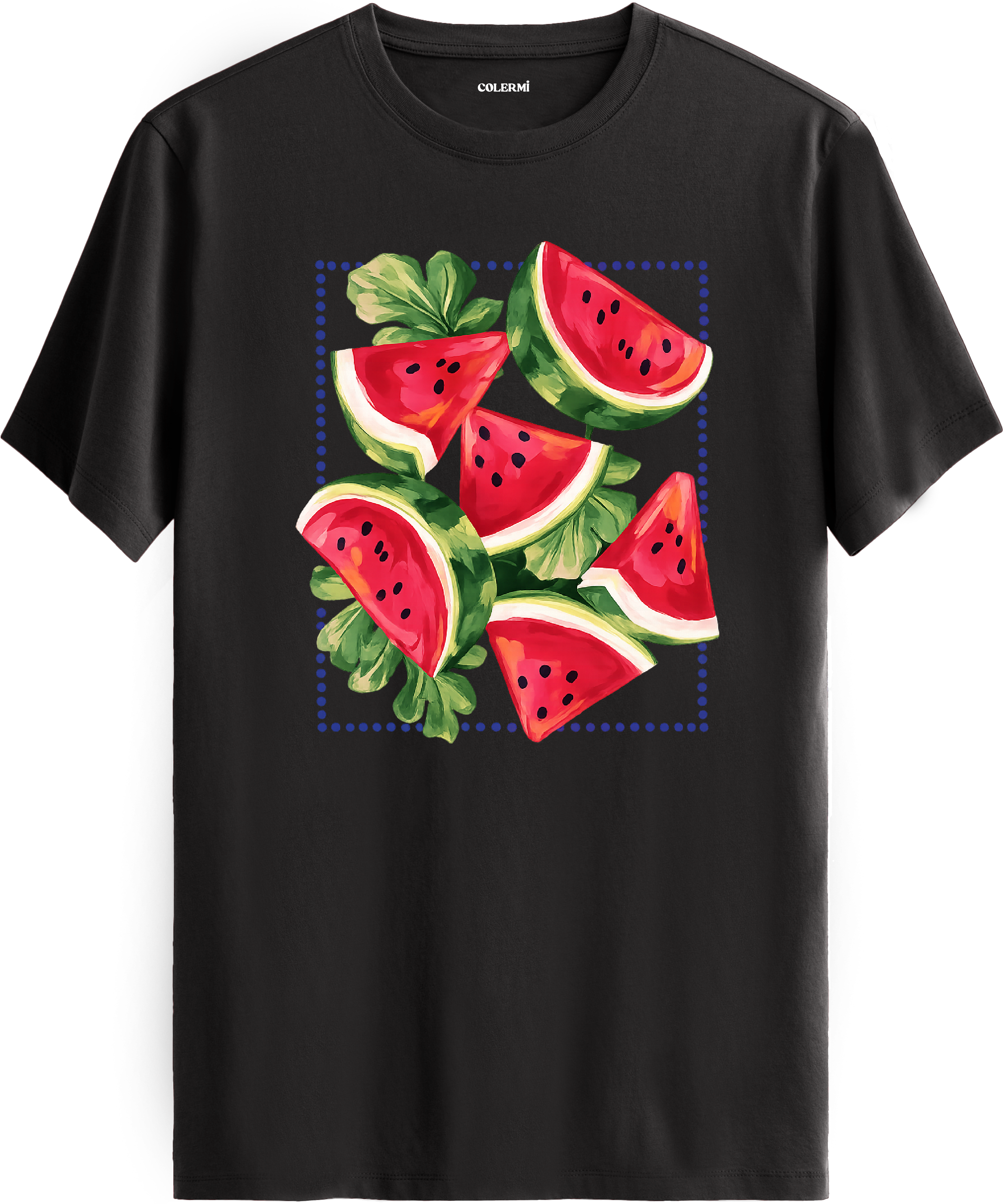 Watermelon Slice Baskılı Tişört detay | Colermi