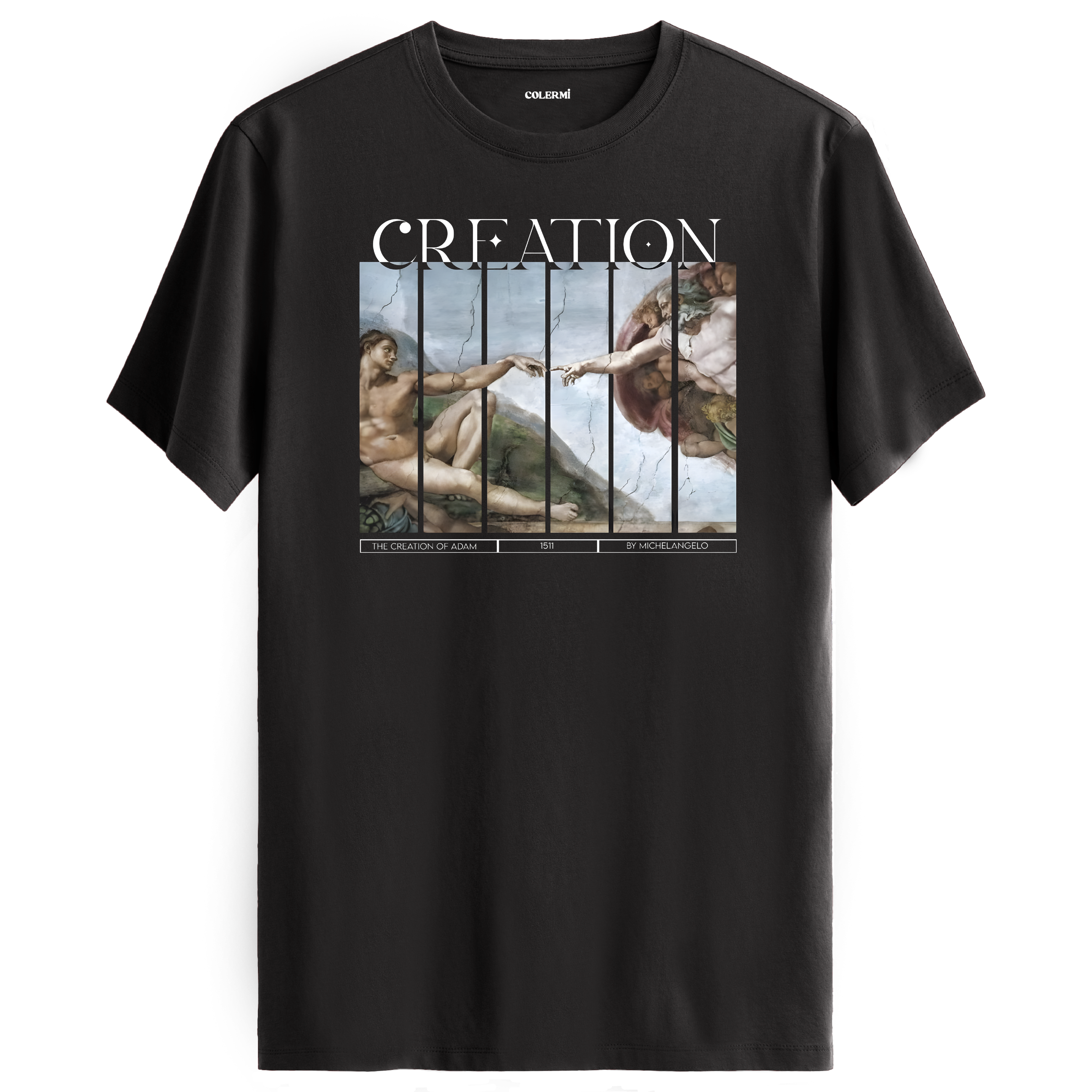 Creation Sanat Tasarımlı Tişört detay | Colermi