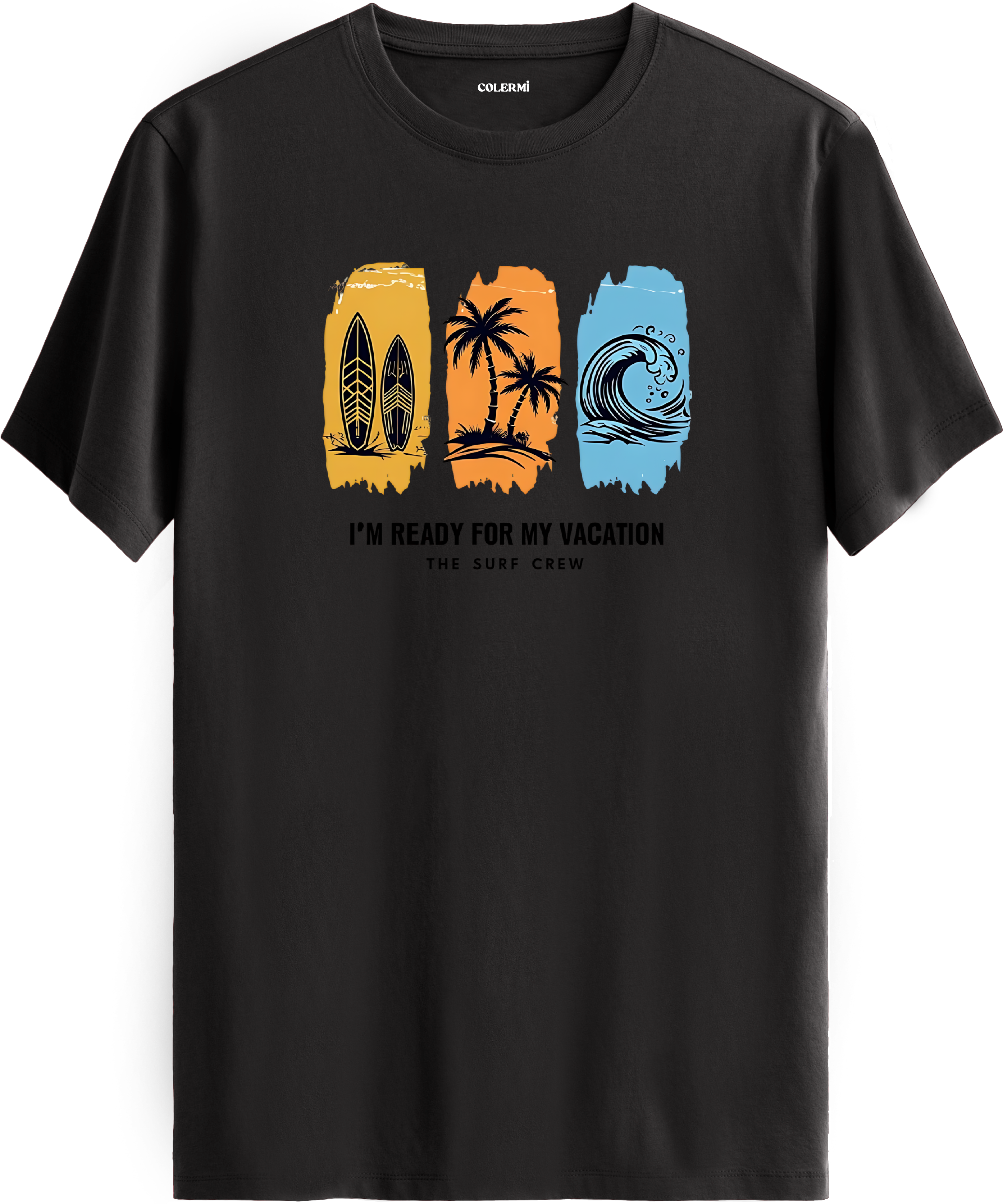 Vacation Surf Crew Baskılı Regular Tişört