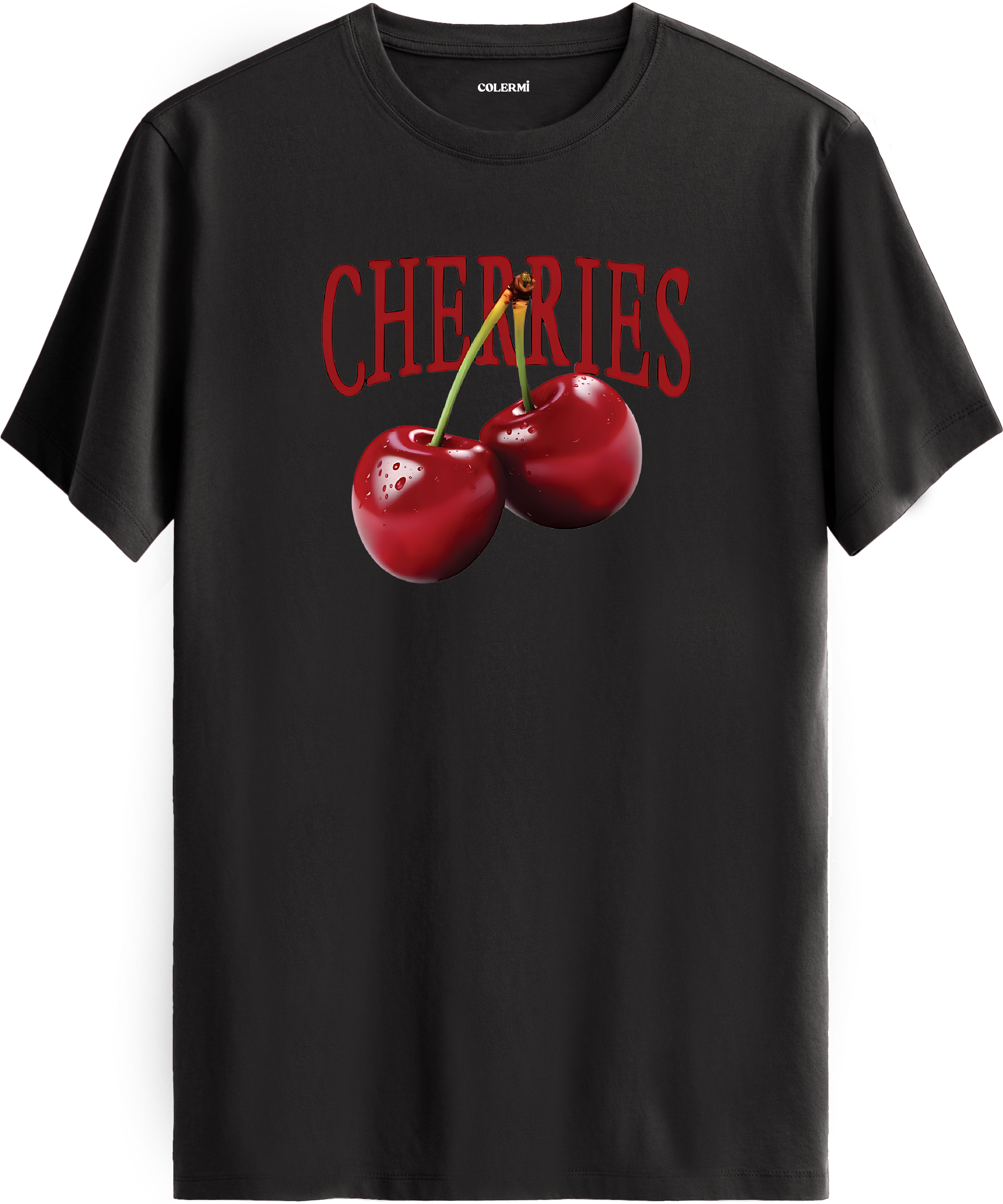 Cherries Baskılı Regular Tişört