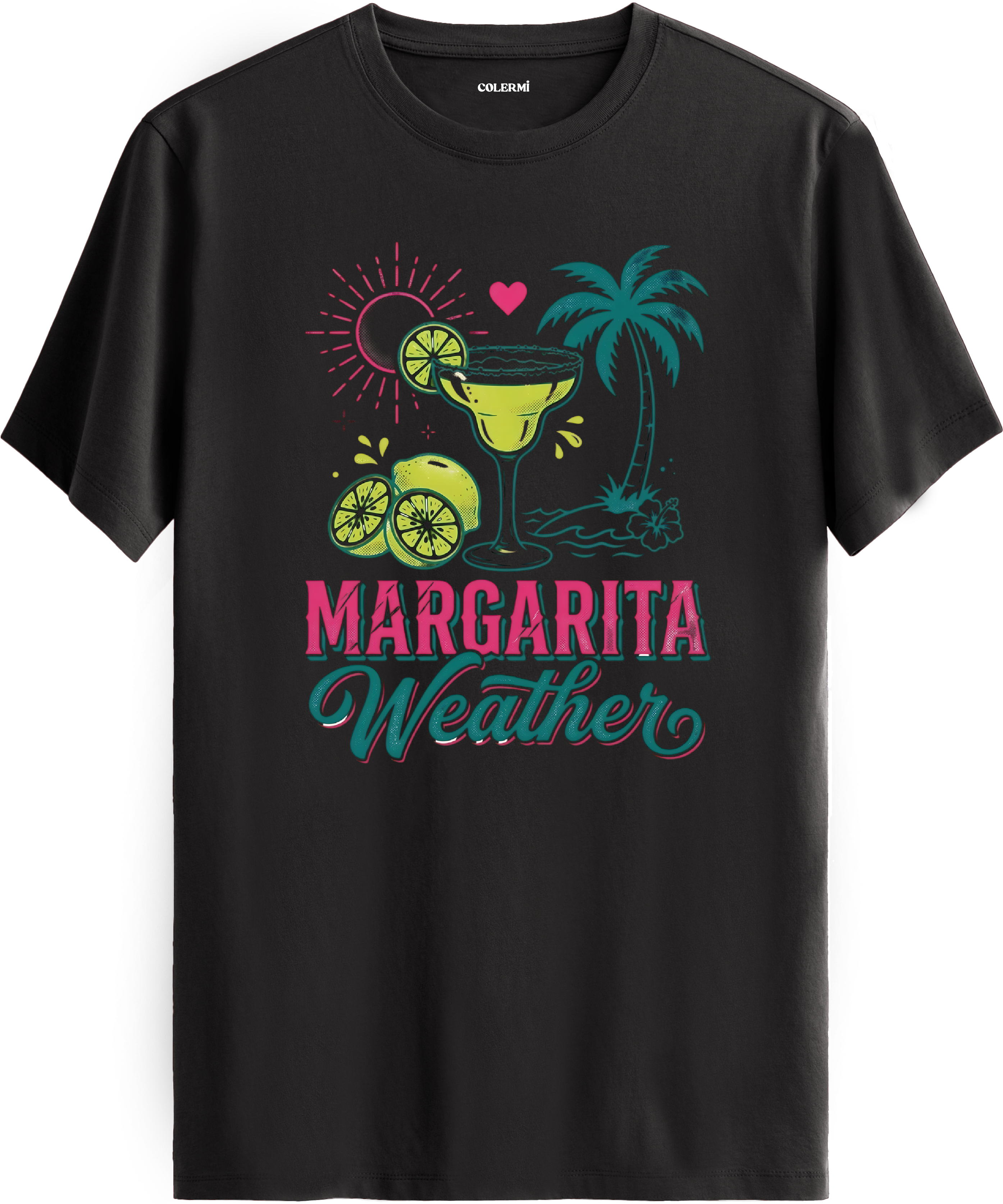 Margarita Weather Kokteyl Baskılı Regular Tişört