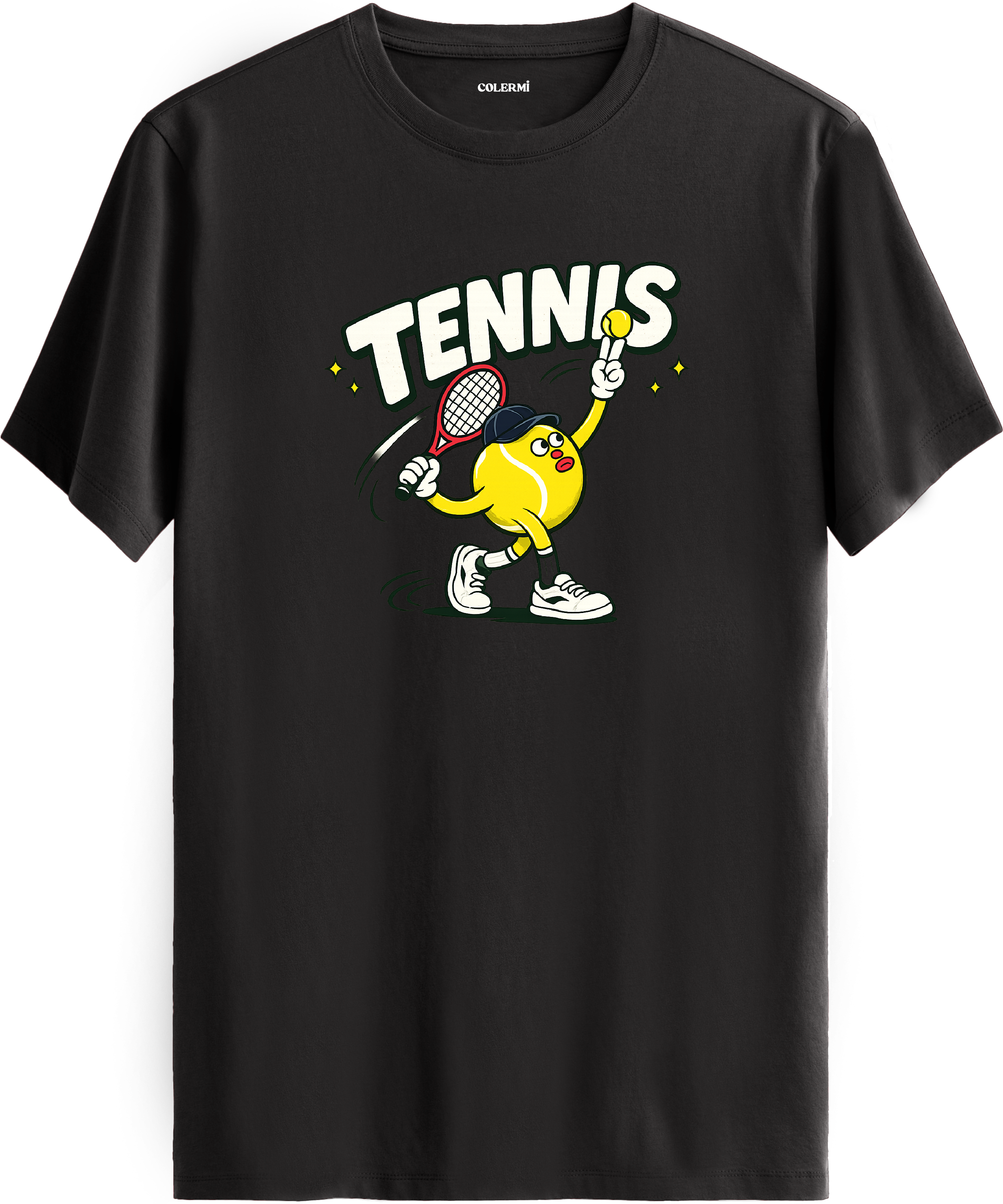 Tennis Ball Baskılı Regular Tişört