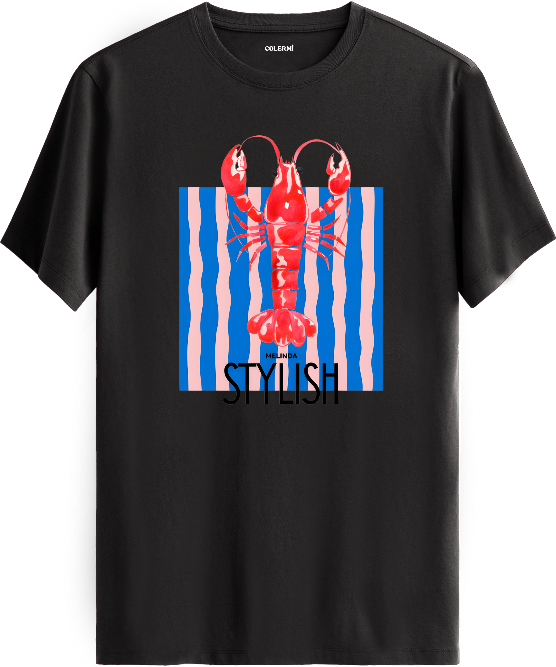 Stylish Lobster Tişört detay | Colermi