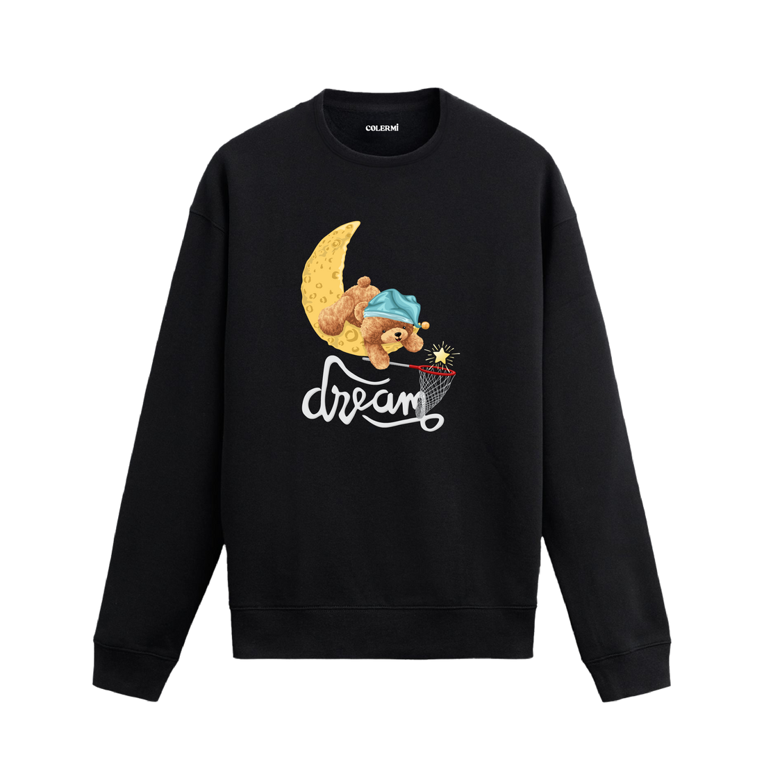 Ayıcık Baskılı Sweatshirt - Dream Tasarım