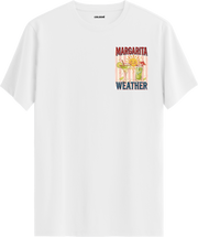 Margarita Weather Baskılı Regular Tişört