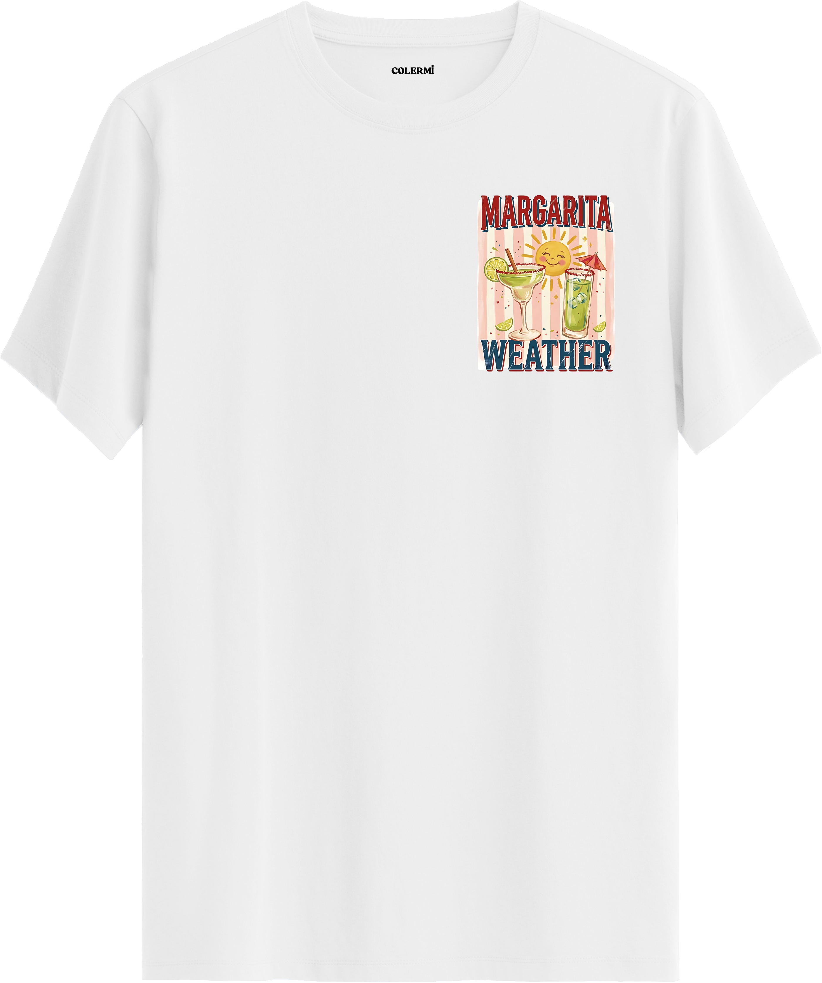 Margarita Weather Baskılı Regular Tişört