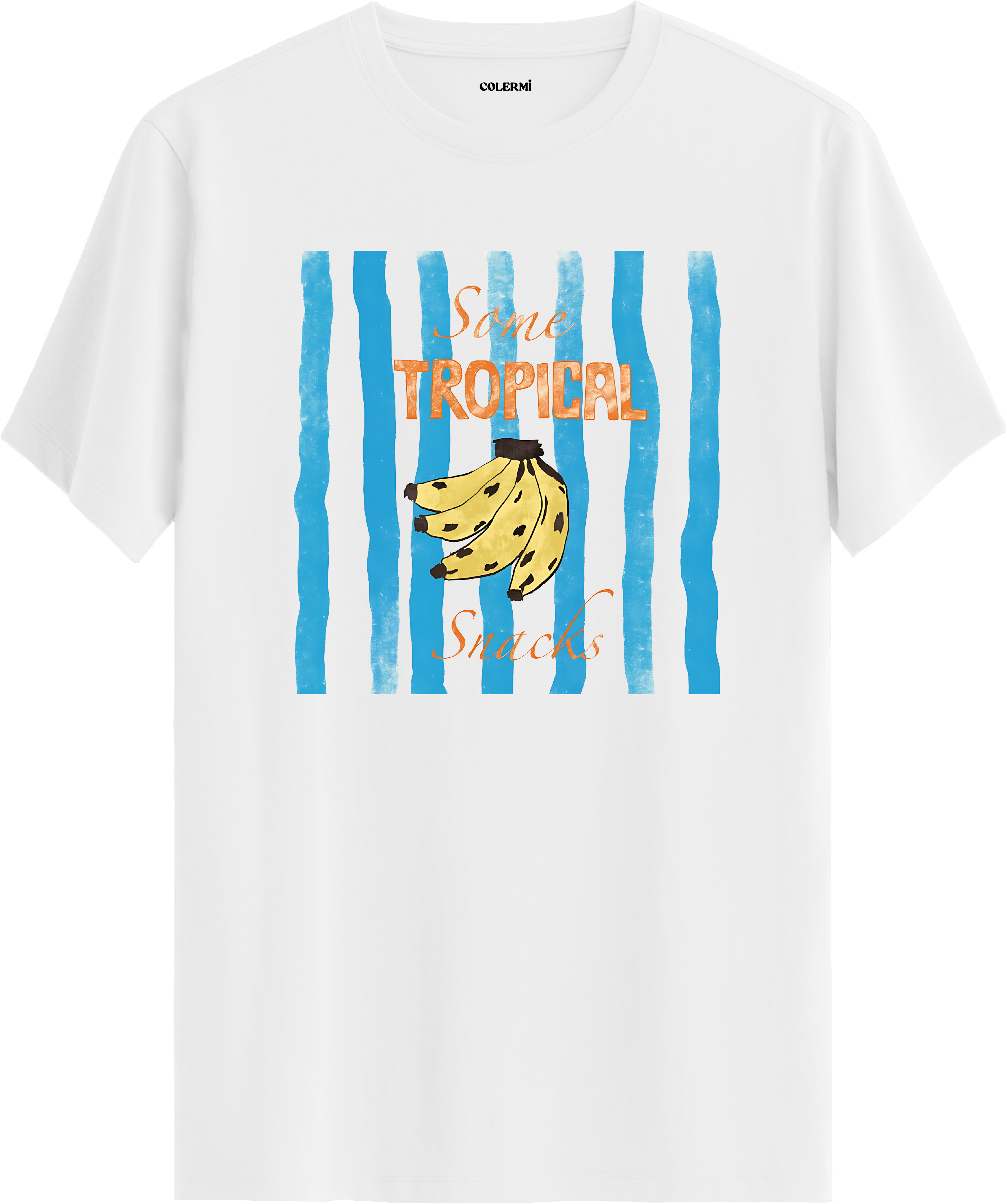 Tropical Snacks Muz Baskılı Tişört