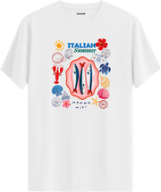 Italian Summer Baskılı Regular Tişört