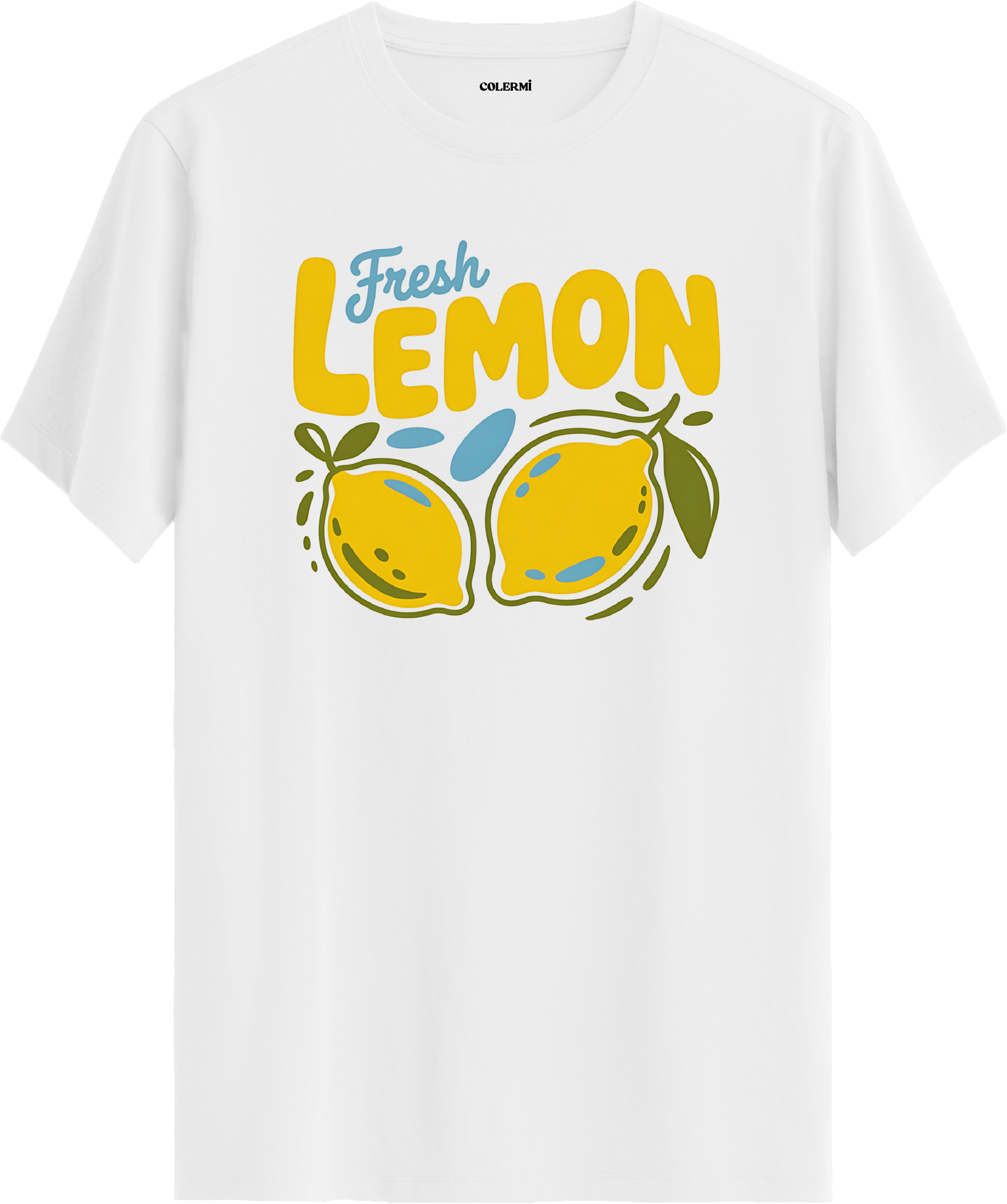Fresh Lemon Baskılı Tişört | Colermi Tişört