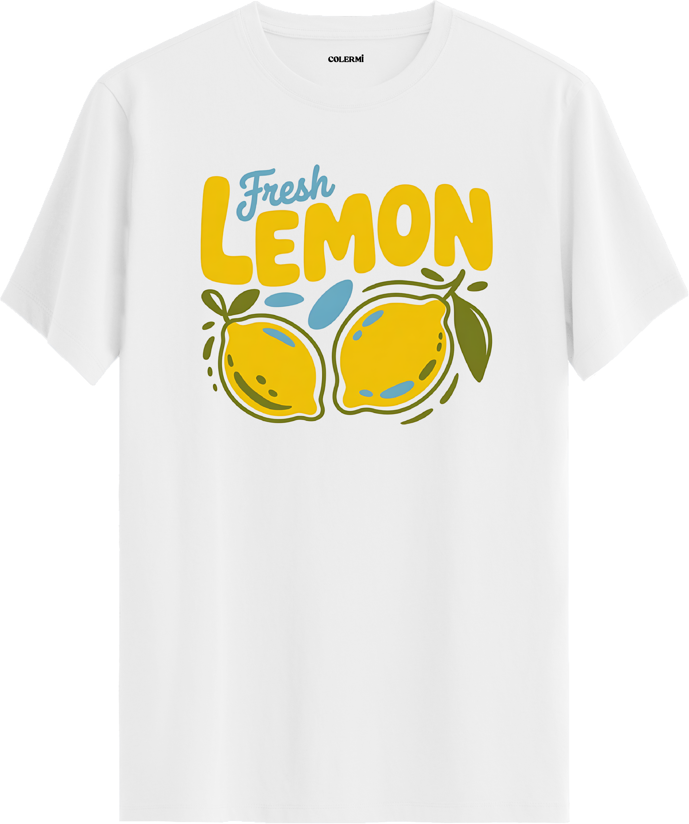 Fresh Lemon Baskılı Tişört | Colermi Tişört
