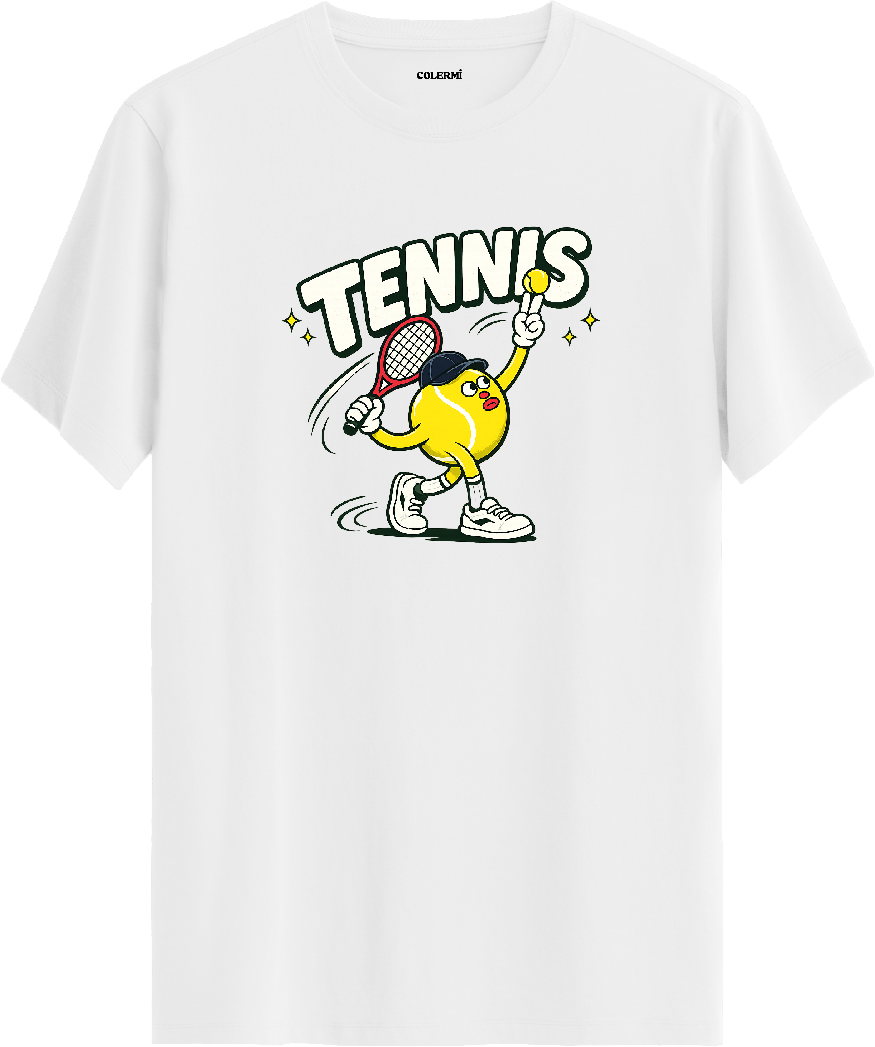 Tennis Ball Baskılı Regular Tişört