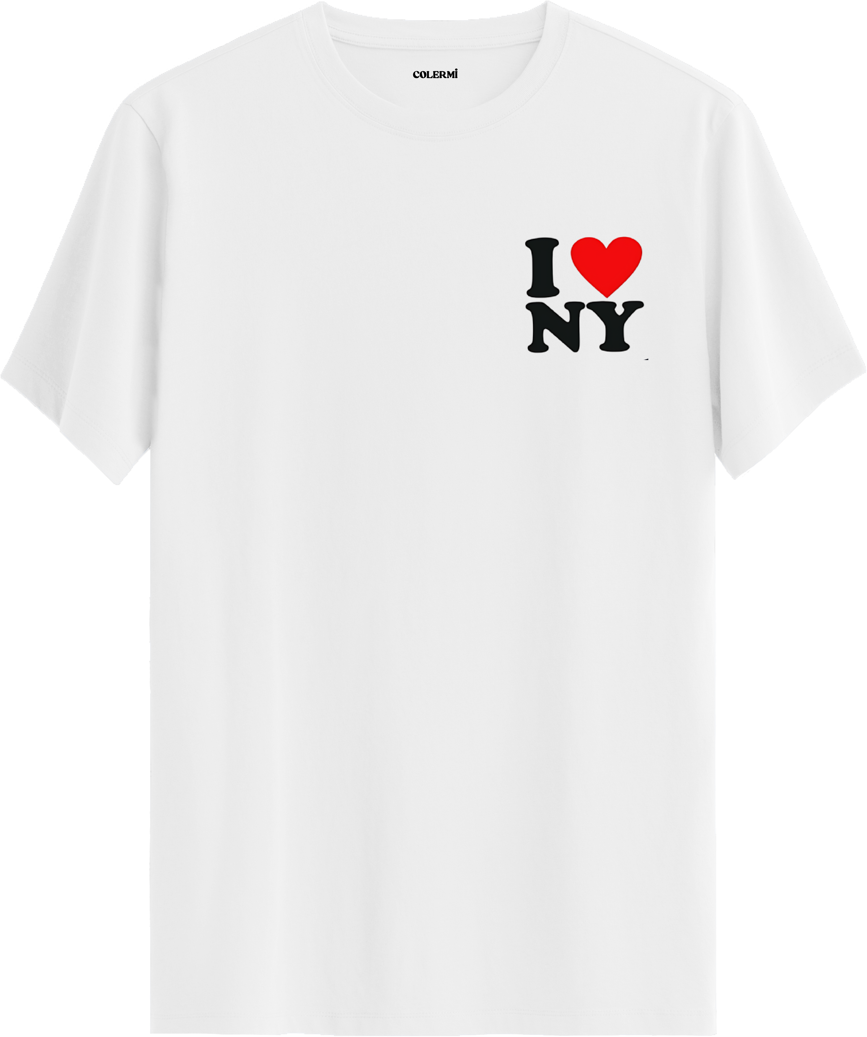 I Love NY Baskılı Regular Tişört