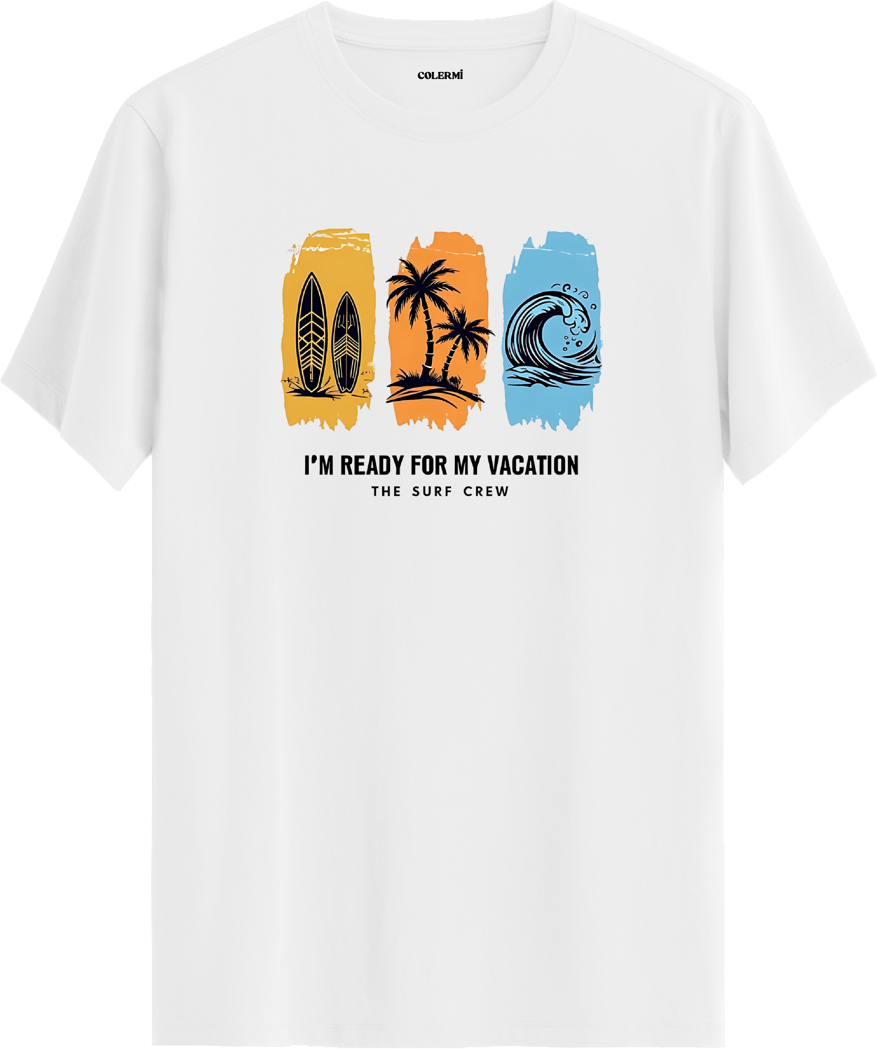 Vacation Surf Crew Baskılı Regular Tişört