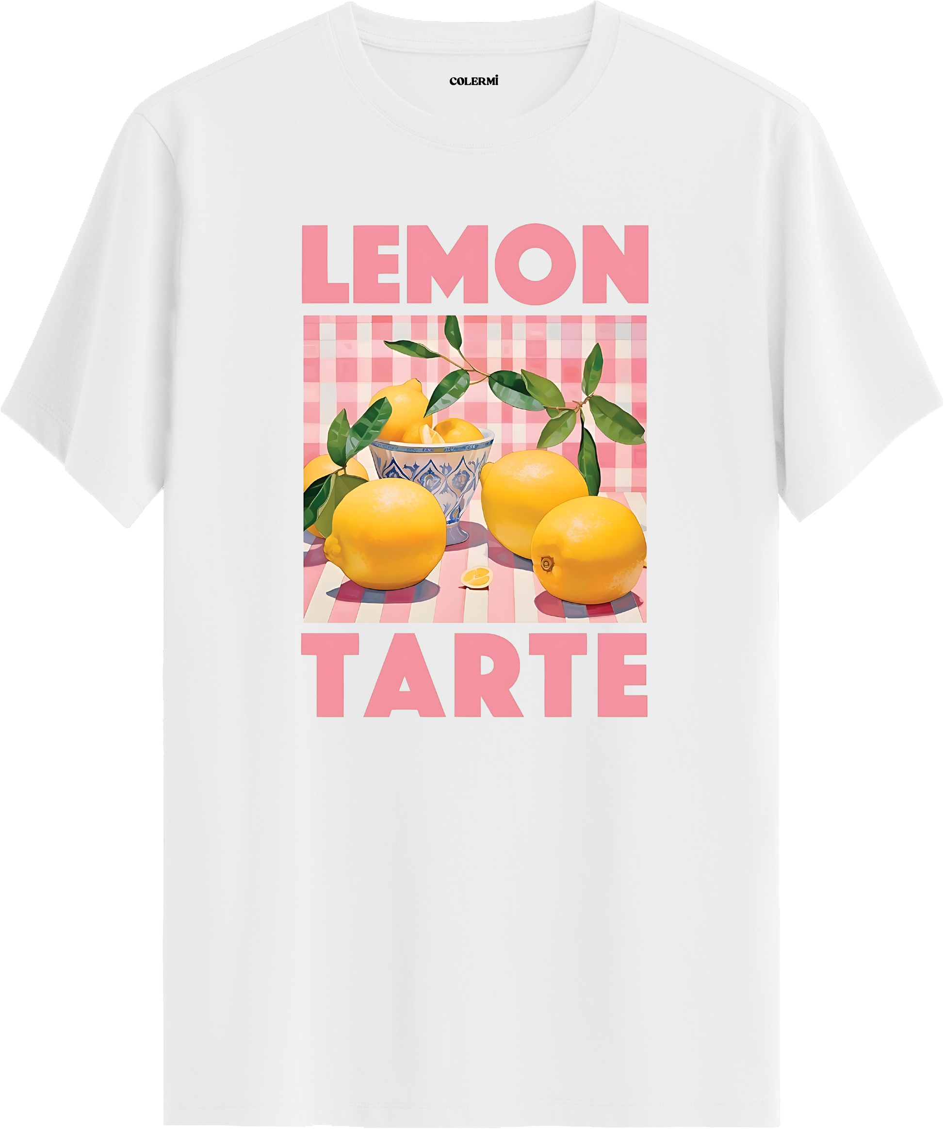Limon Tarte Baskılı Tişört | Colermi Tişört