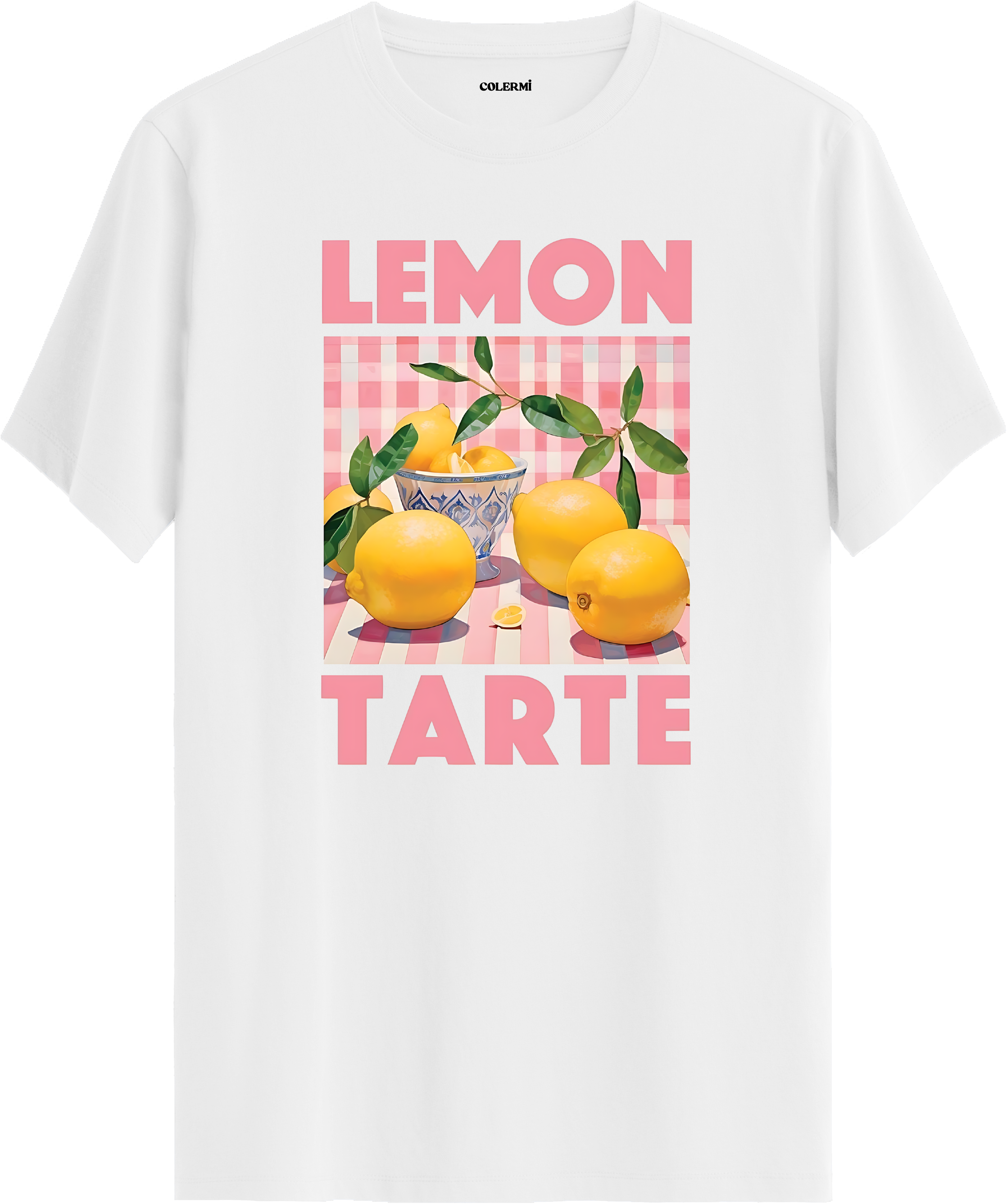 Limon Tarte Baskılı Tişört | Colermi Tişört