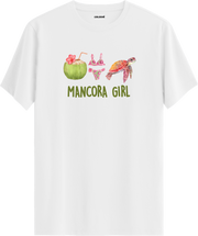 Mancora Girl Deniz Kaplumbağası Baskılı Regular Tişört