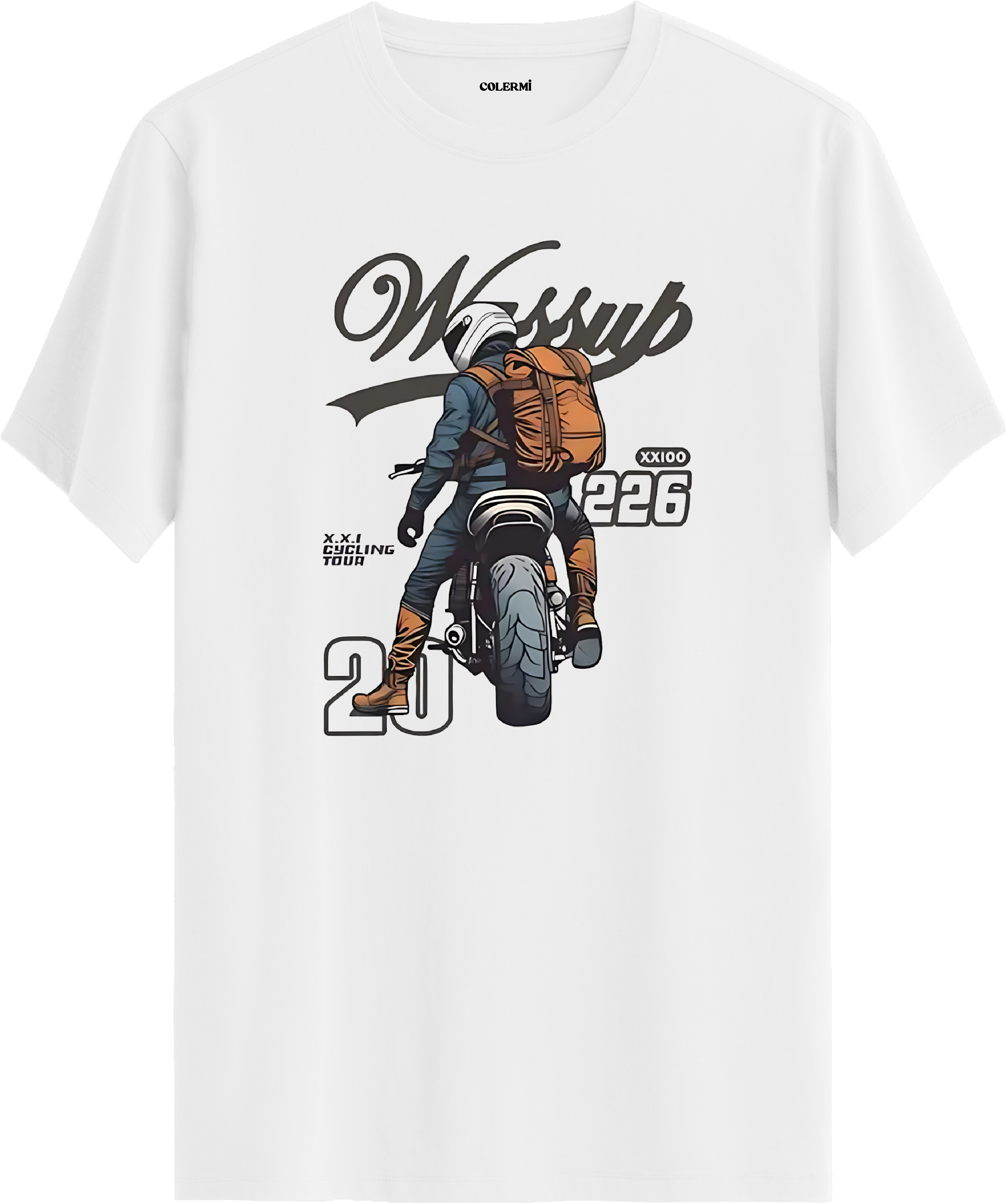 Motorcycle Rider Regular Tişört
