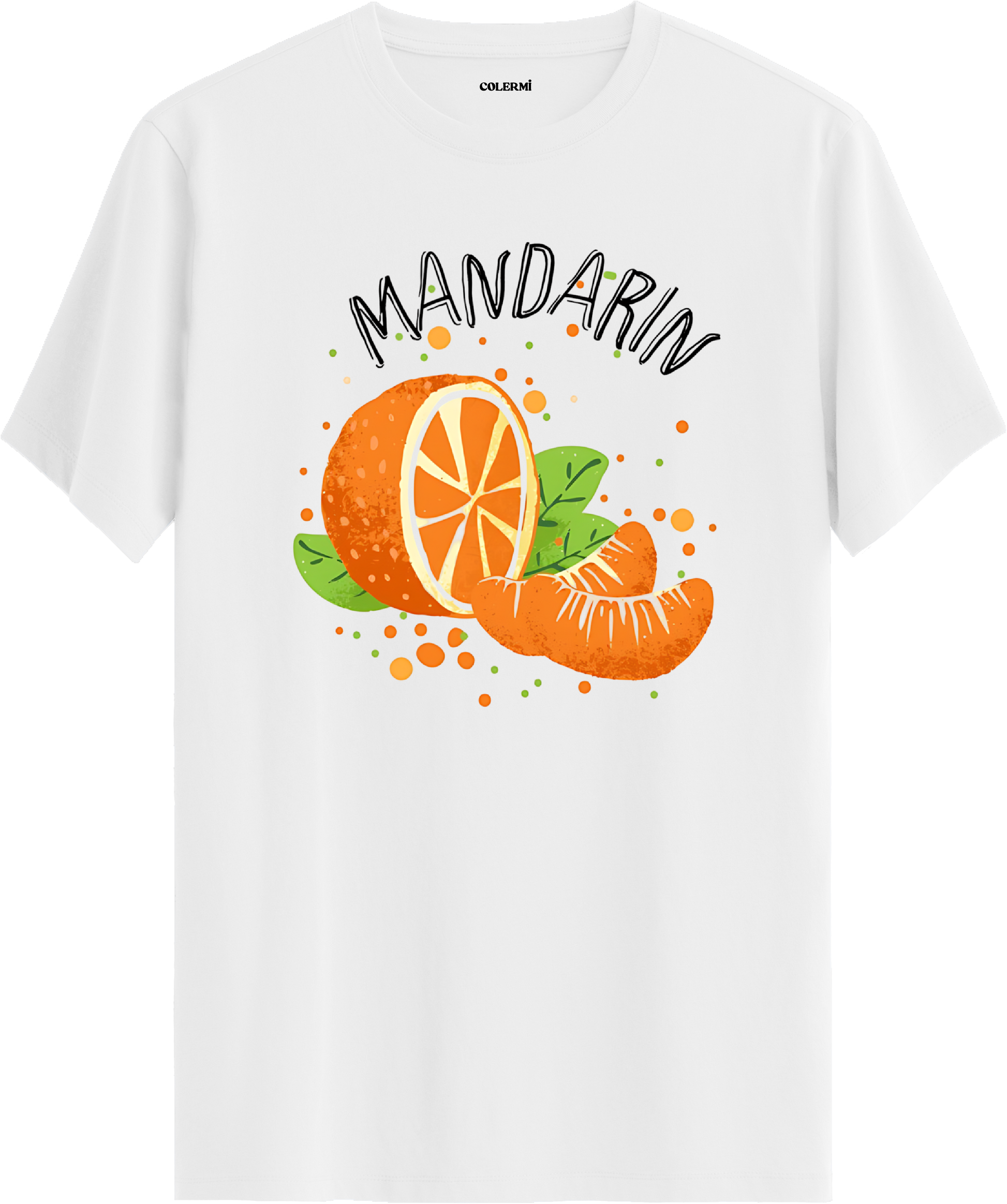 Mandalina Baskılı Tişört | Colermi Tişört