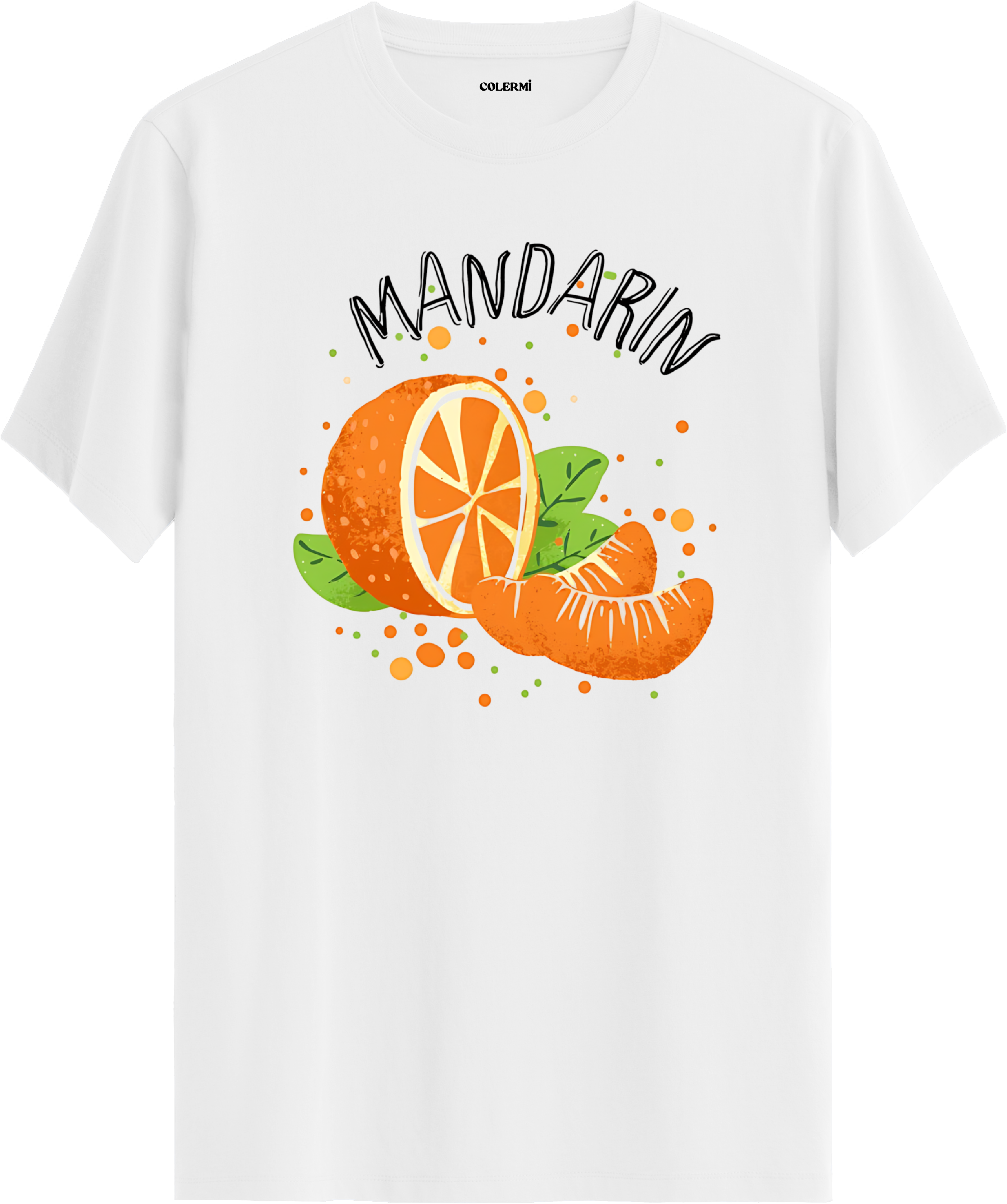 Mandalina Baskılı Tişört | Colermi Tişört