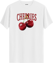 Cherries Baskılı Regular Tişört