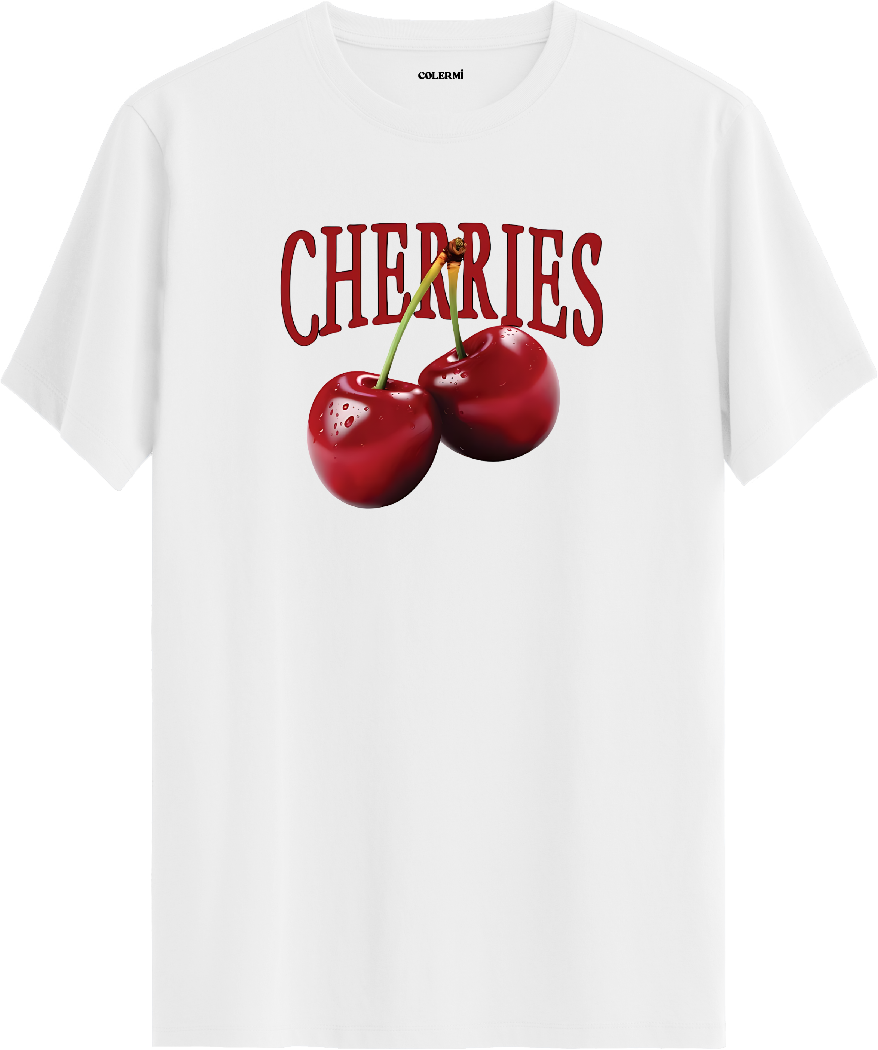 Cherries Baskılı Regular Tişört