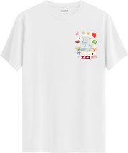 Lucky 222 Baskılı Regular Tişört